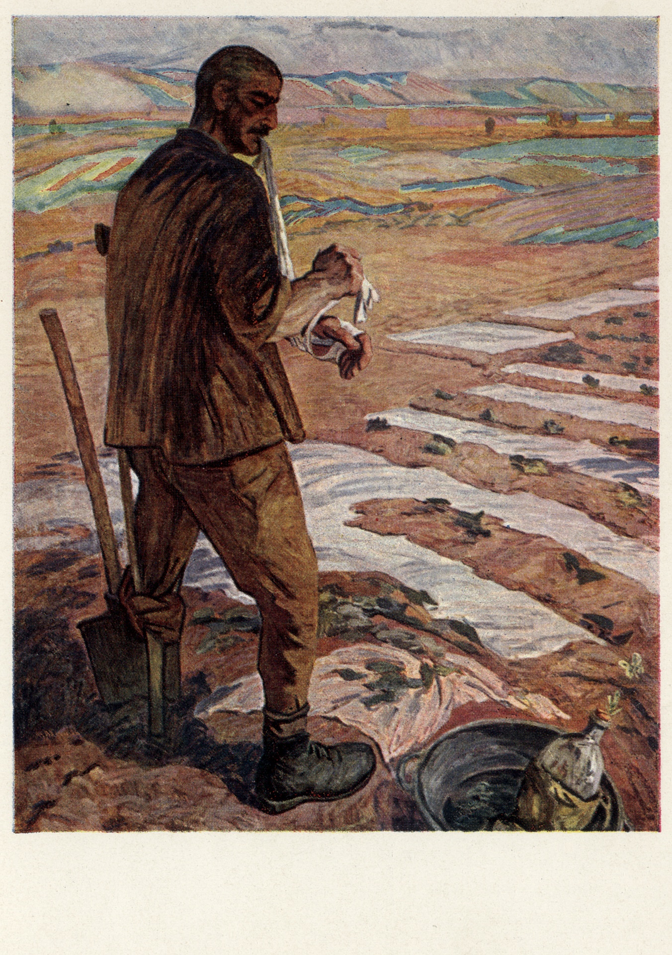 Солдат (Левая часть триптиха На полях Азербайджана)