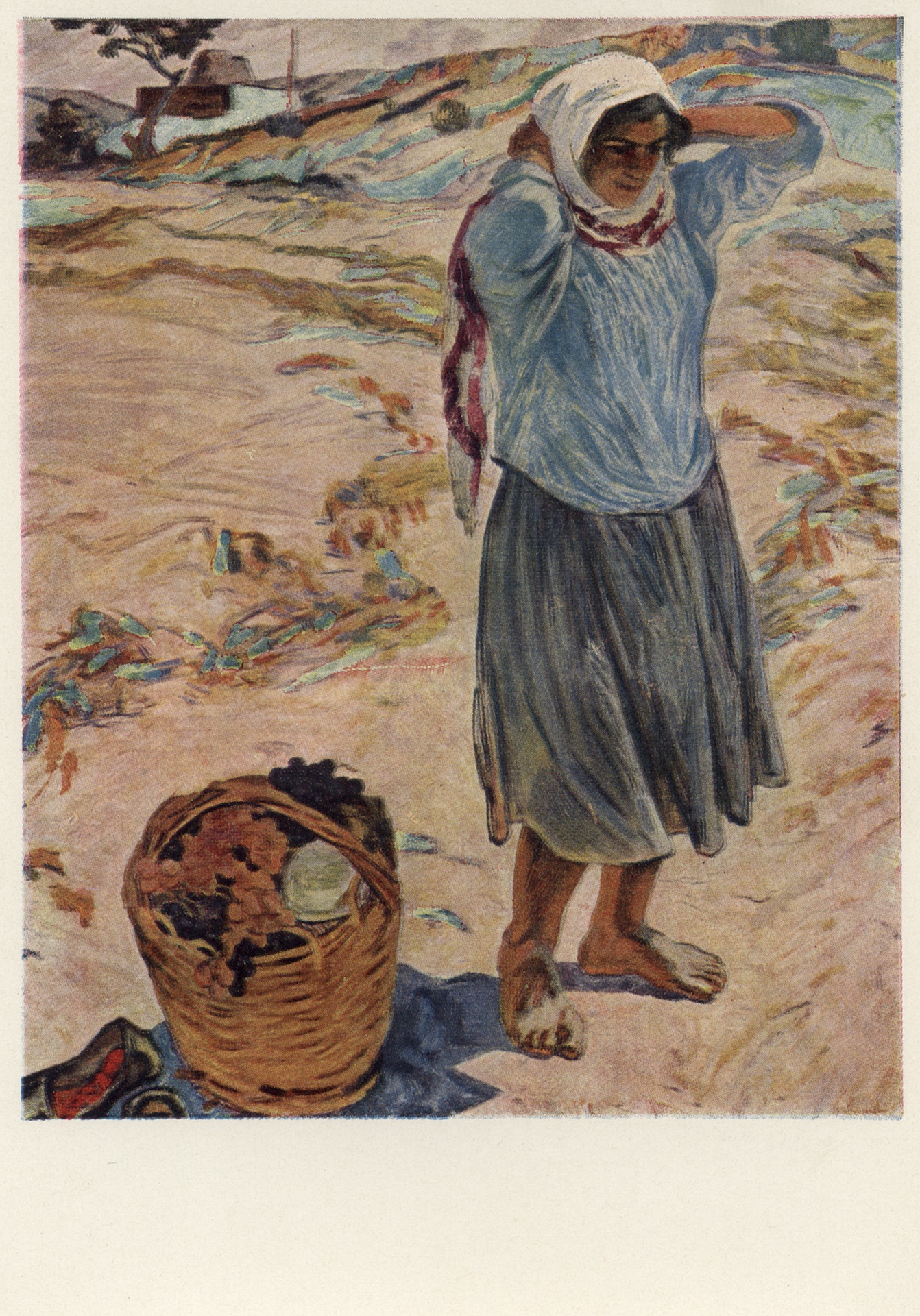 В госпиталь (Правая часть триптиха На полях Азербайджана)