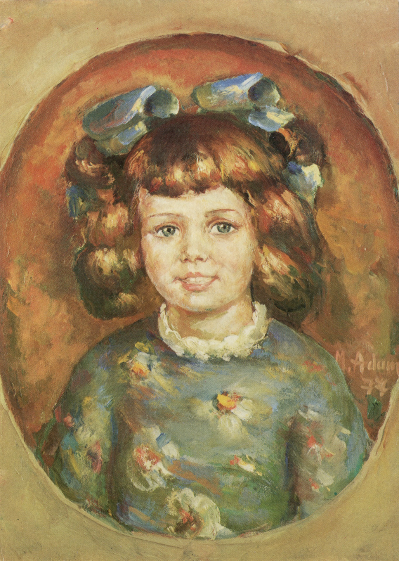 Девочка с бантом