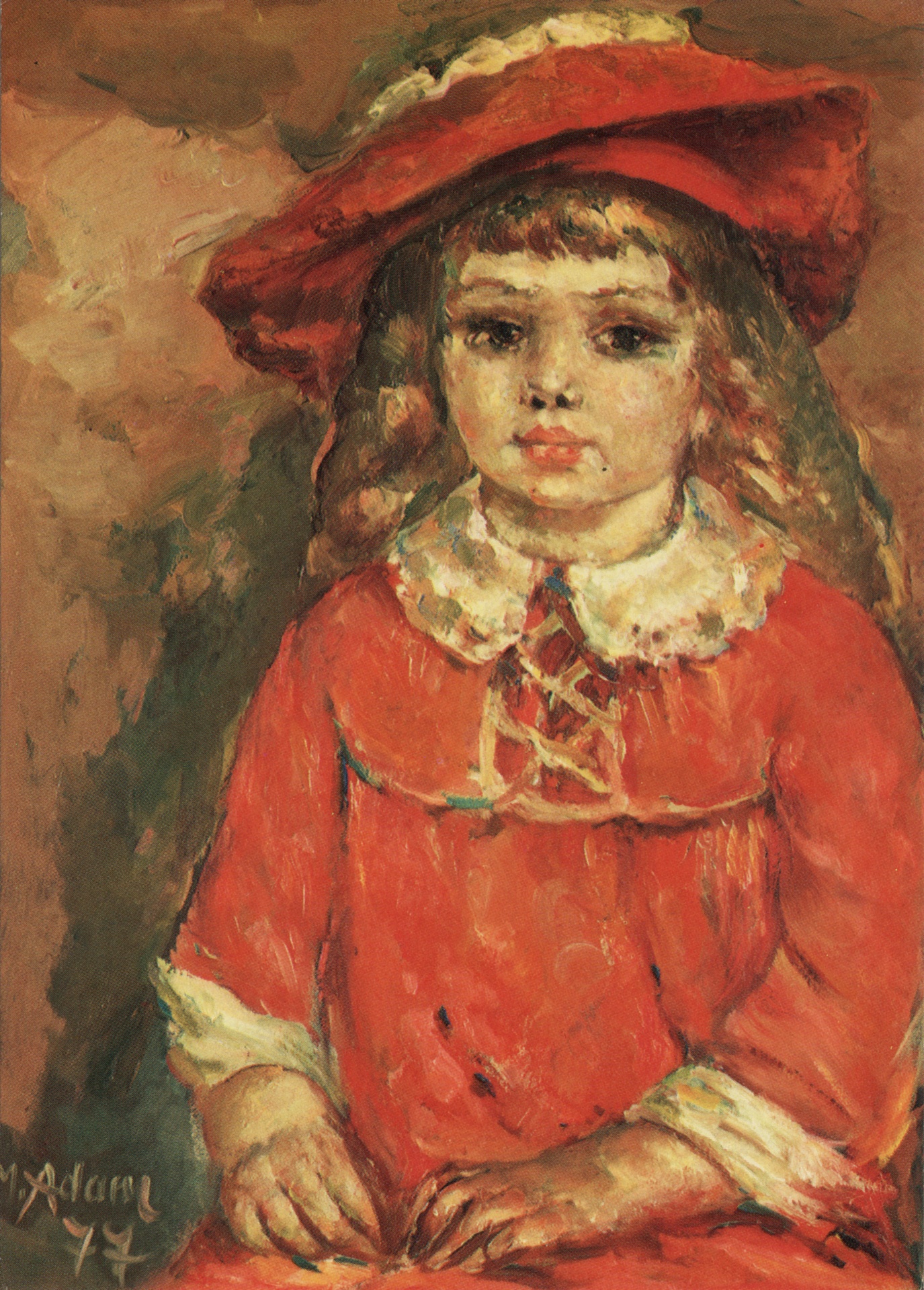 Девочка в красном