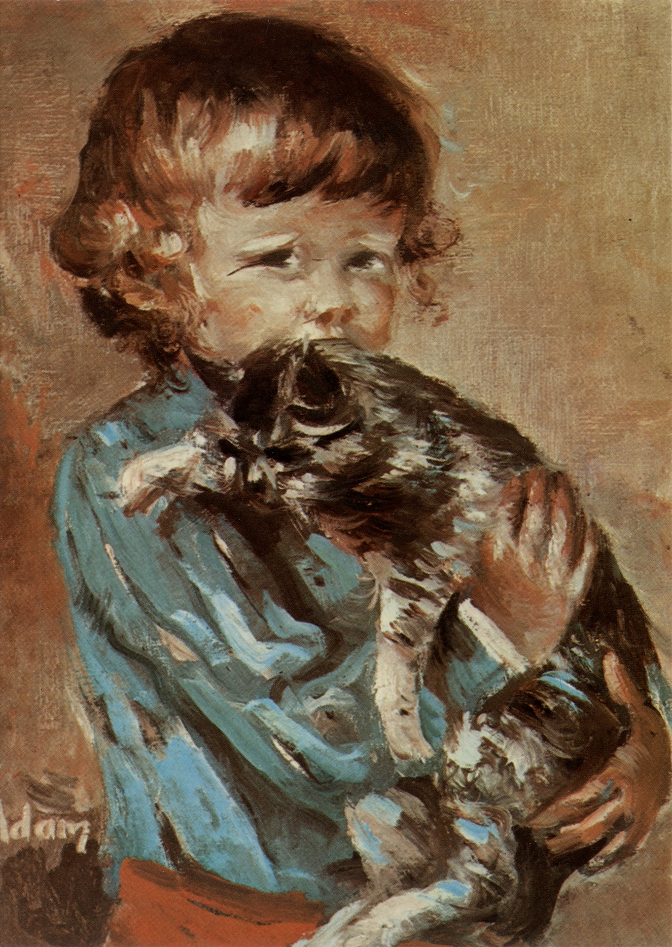 Гриша с котом