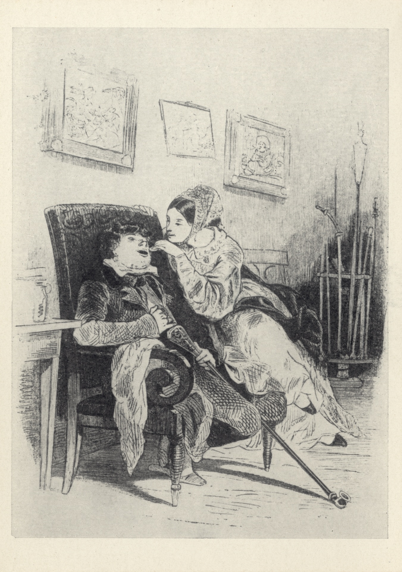 Манилов с женой