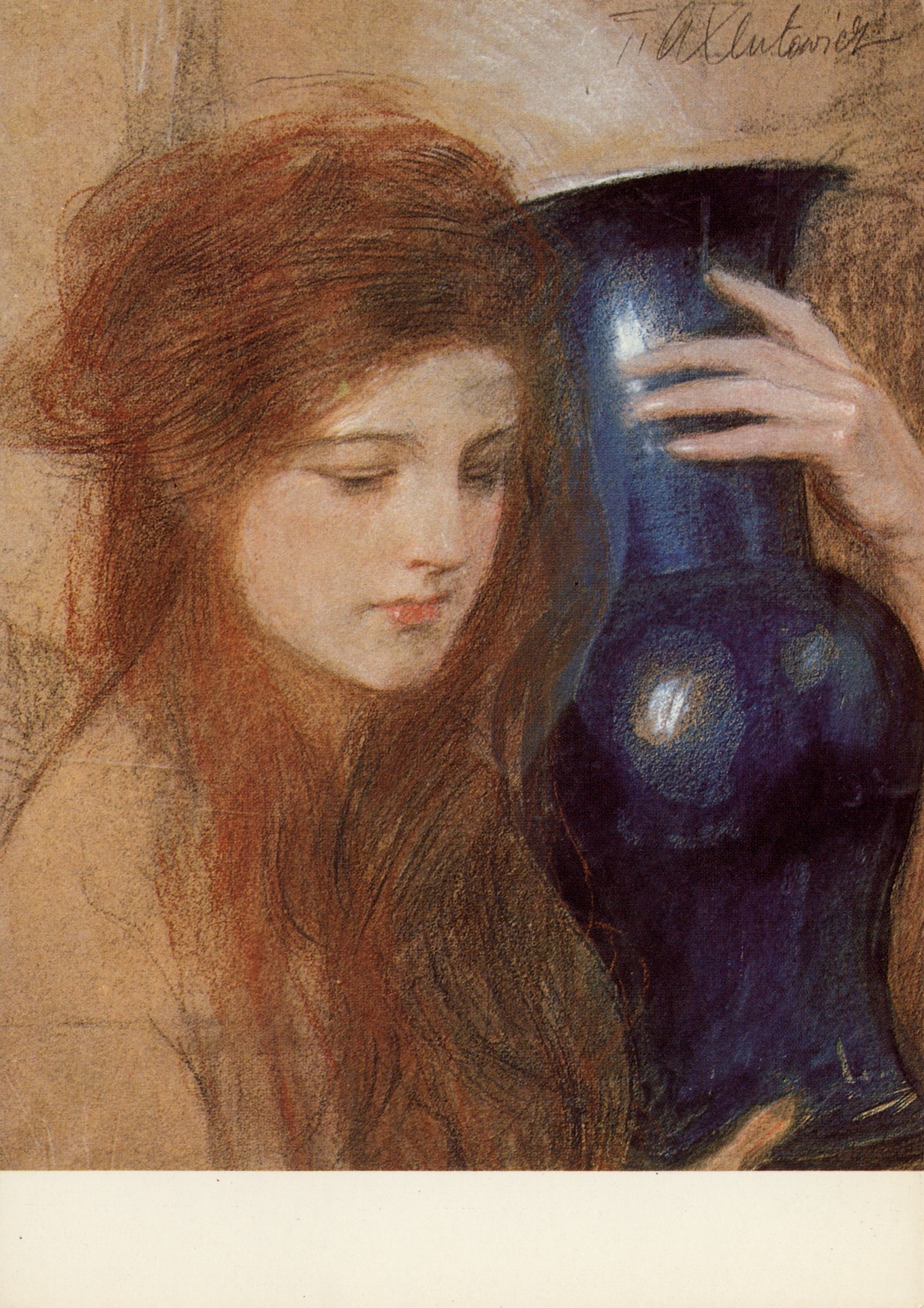 Девушка с вазой