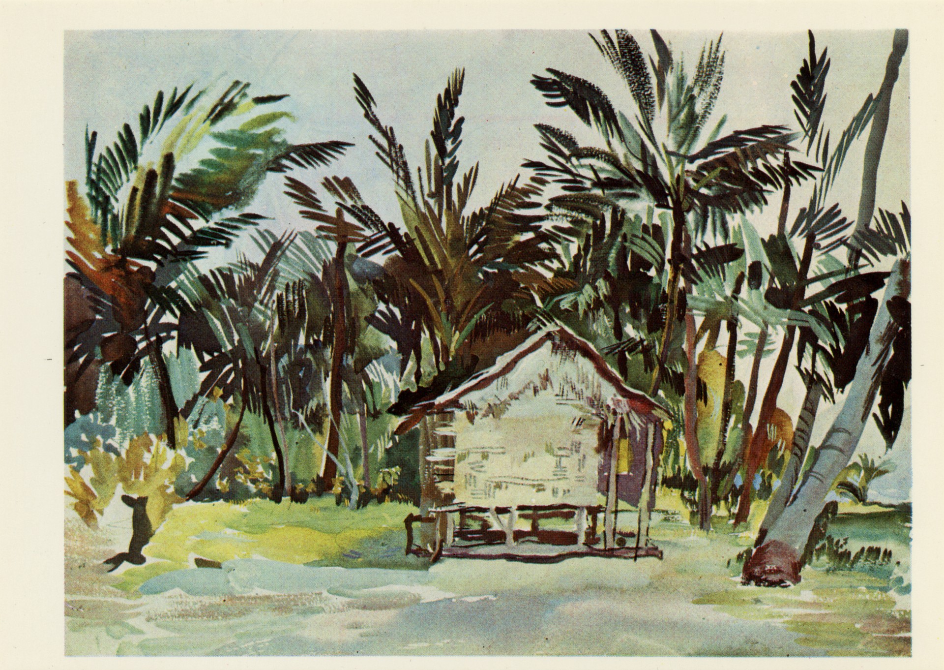 Хижина сборщика кокосов на острове Капатирунг