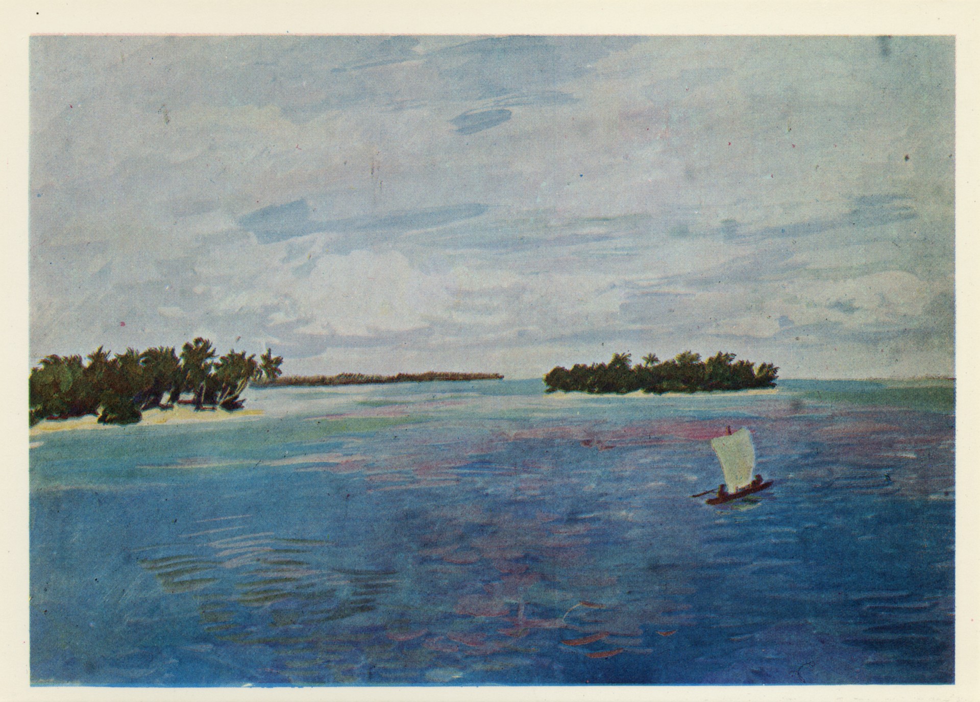 Синяя лагуна Тробрианских островов