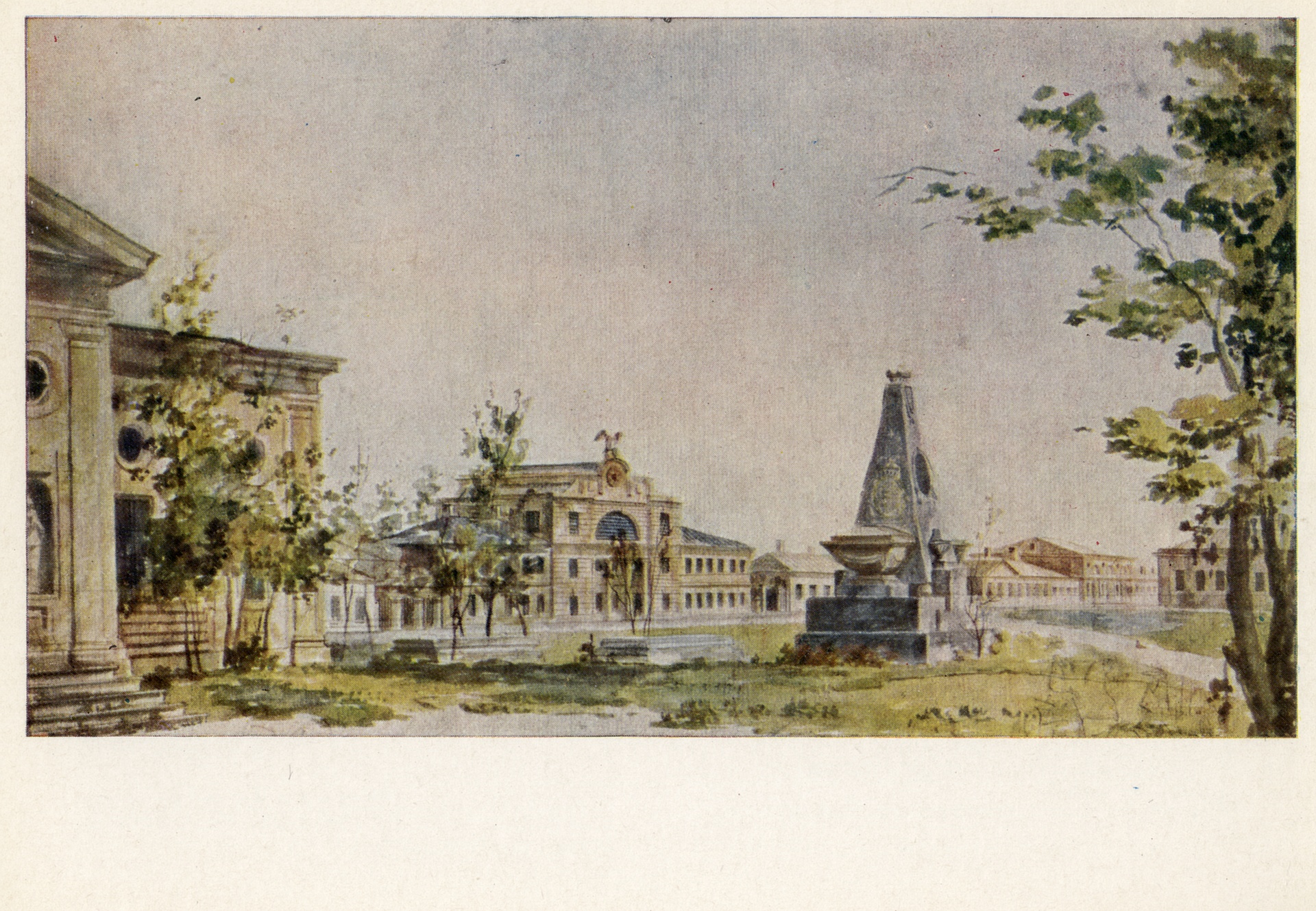 Городская площадь в городе Херсоне