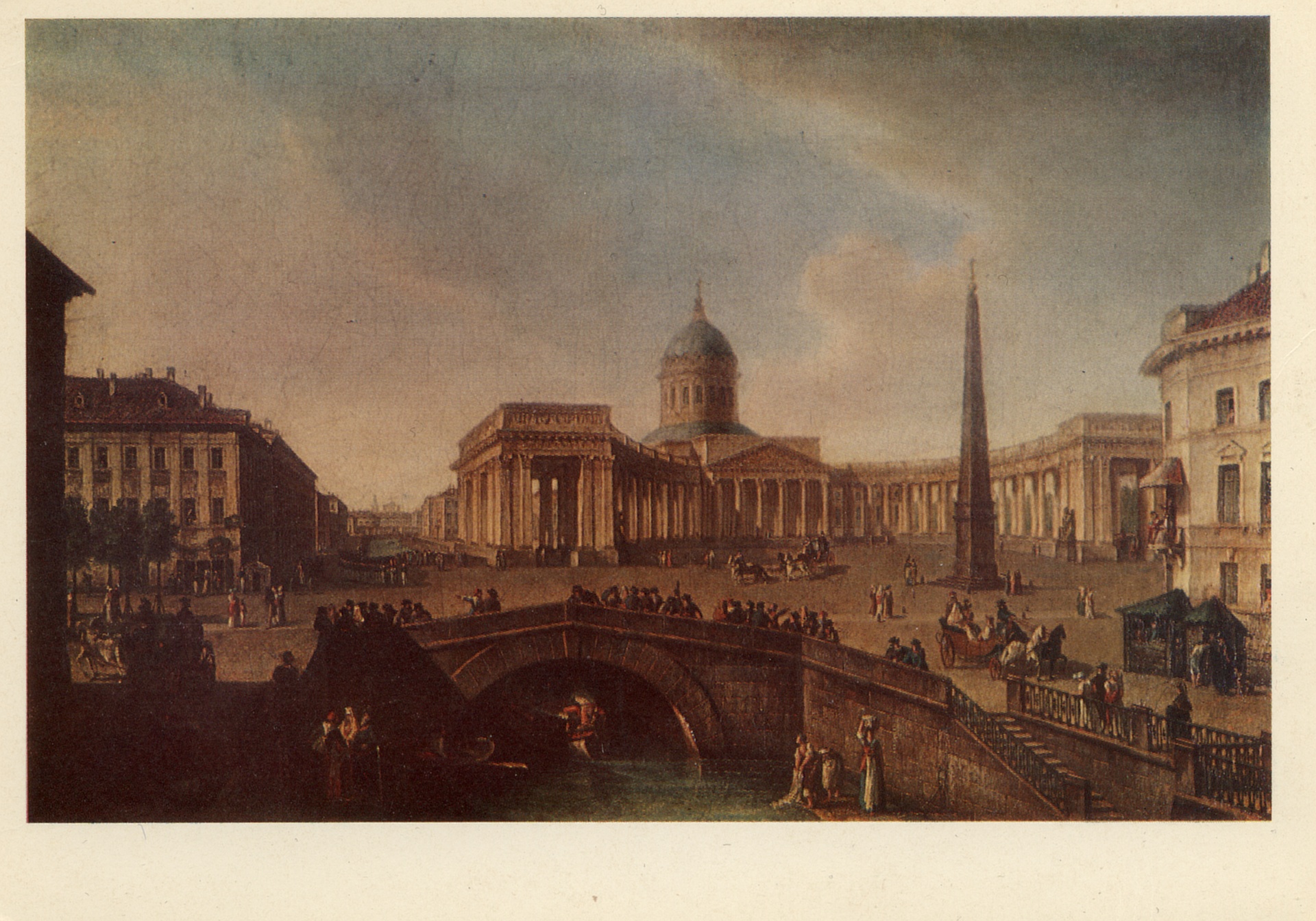 Вид Казанского собора со стороны Невского проспекта