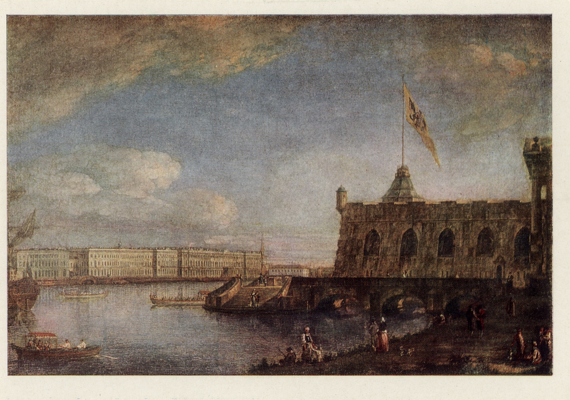 Вид Петербурга от Петропавловской крепости