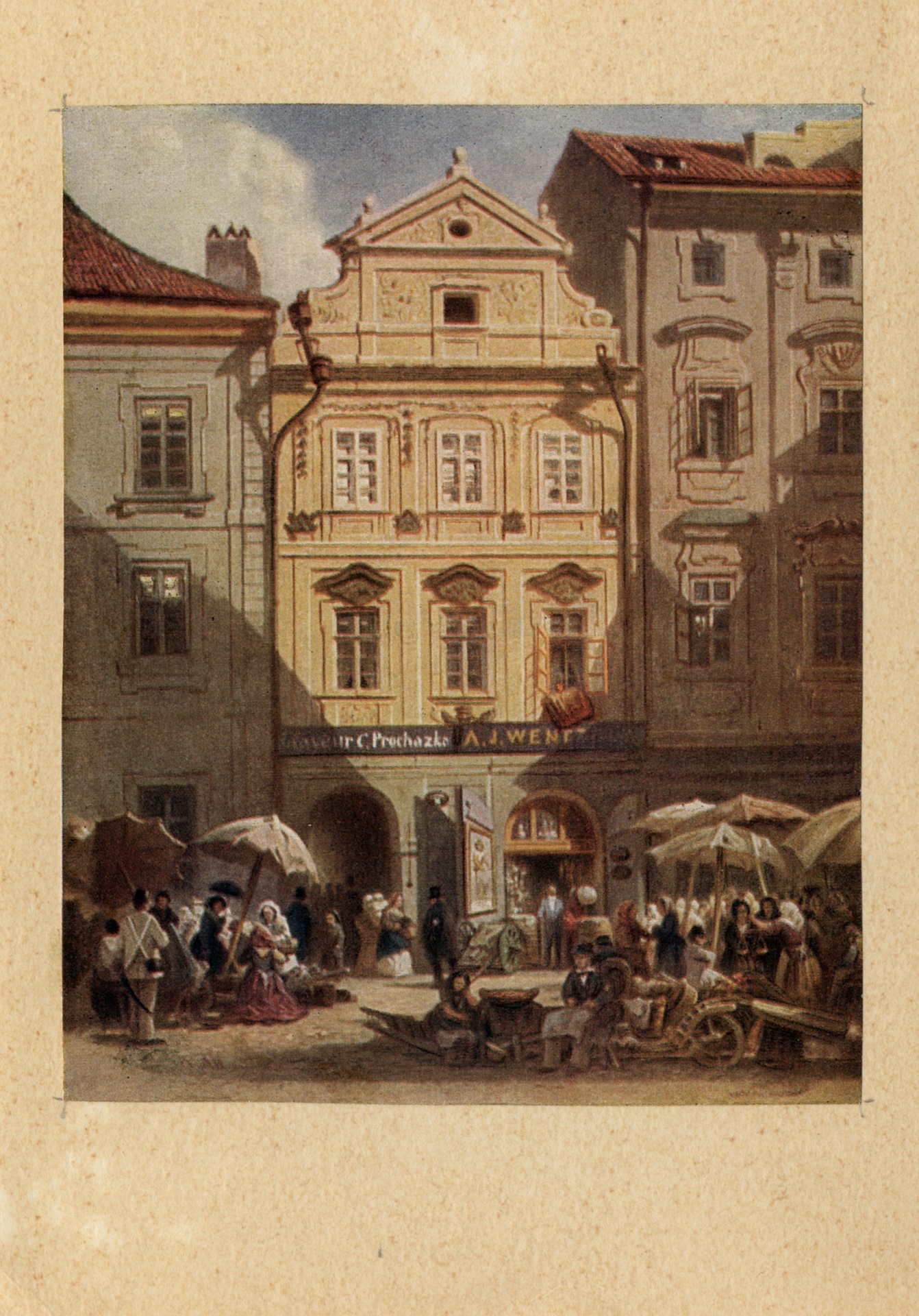 Пражский овощной рынок