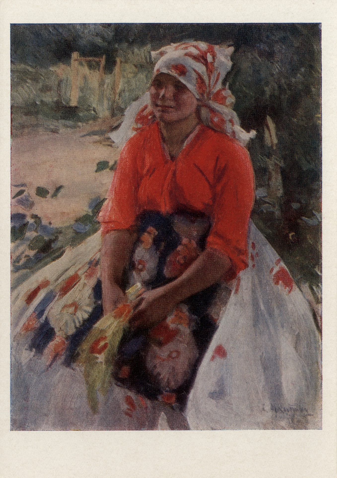 Крестьянская девушка 1