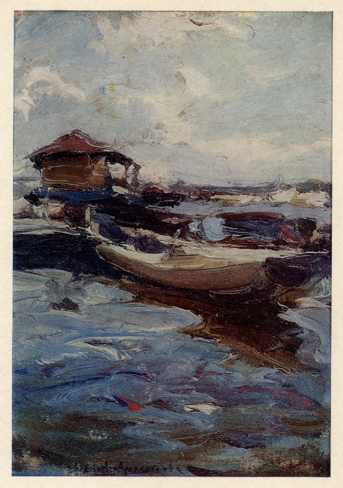 Лодочная пристань на Севере