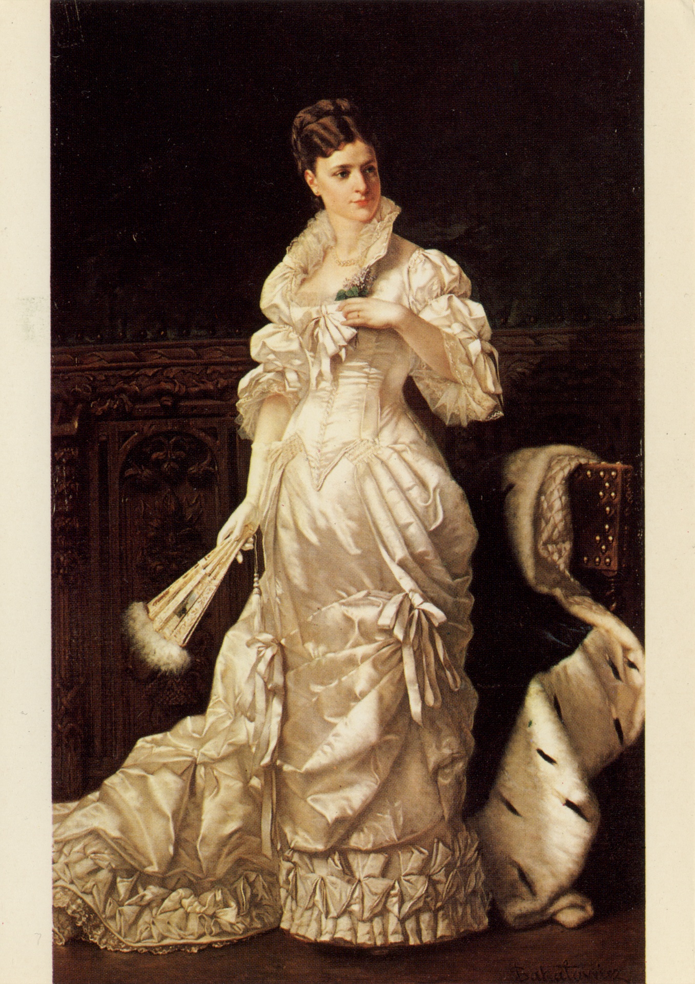 Портрет Джозефины с веером