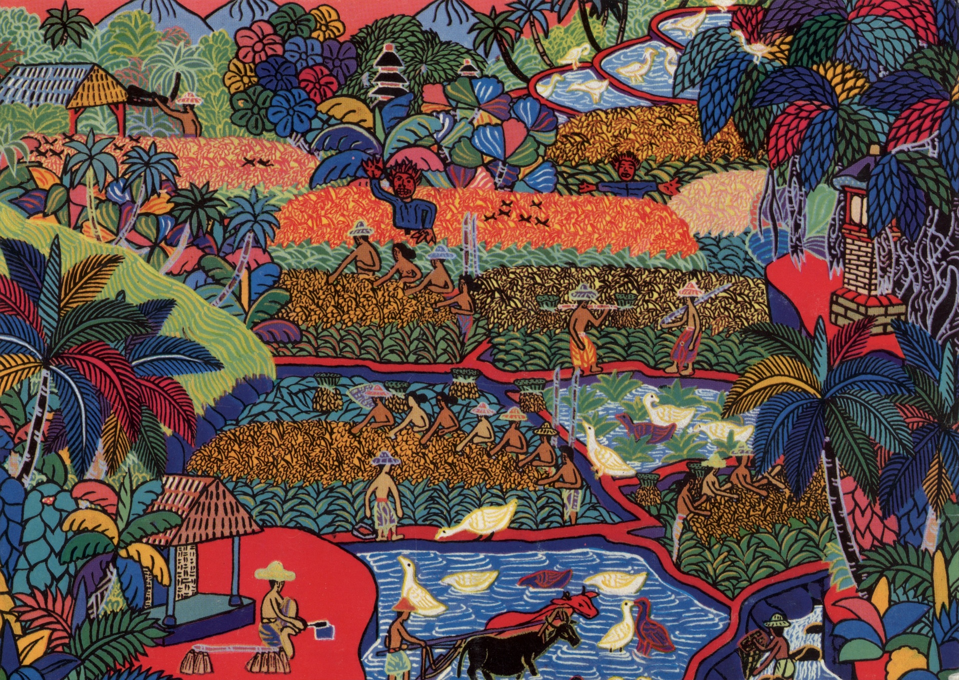 Деревенская сцена