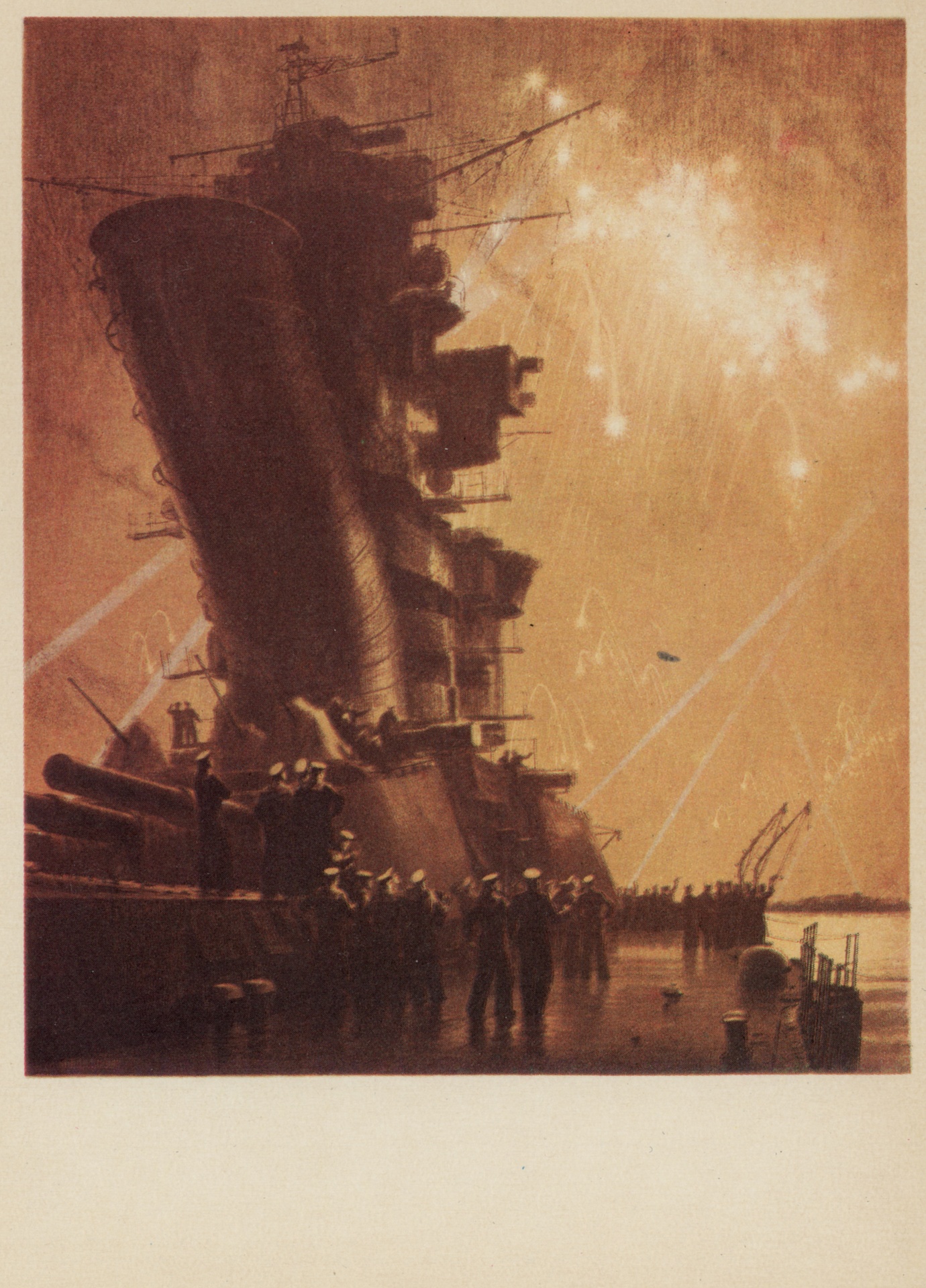 Салют на Севастопольском рейде