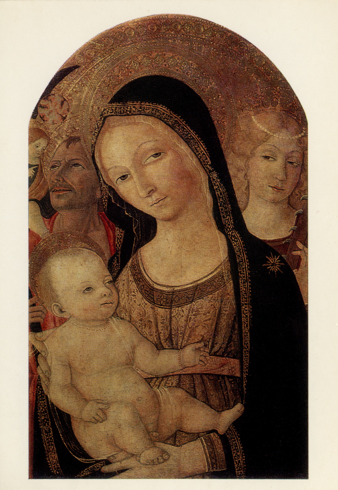 Мадонна с младенцем, Святыми Екатериной и Христофором