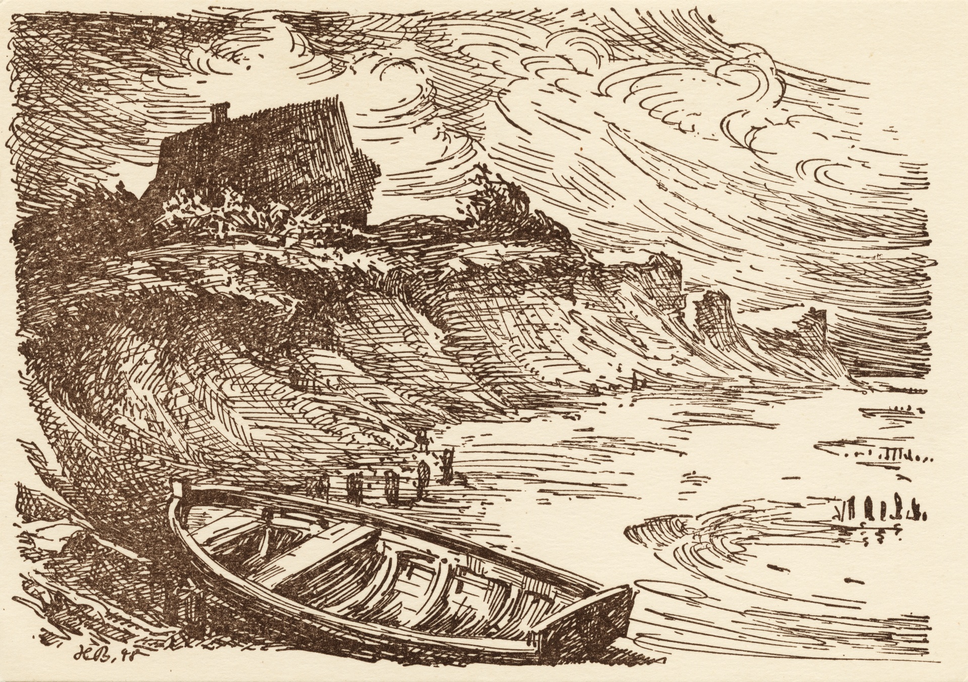 Рыбацкая лодка