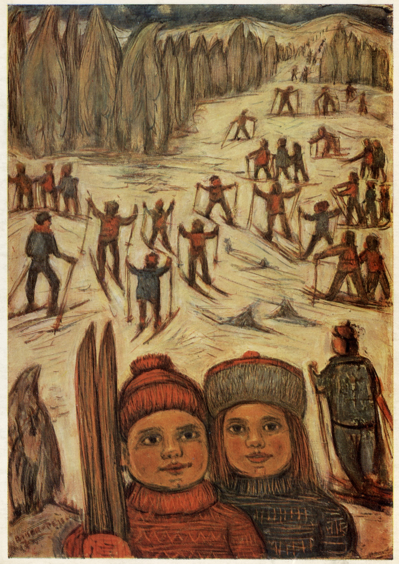 Зимний спорт пионеров