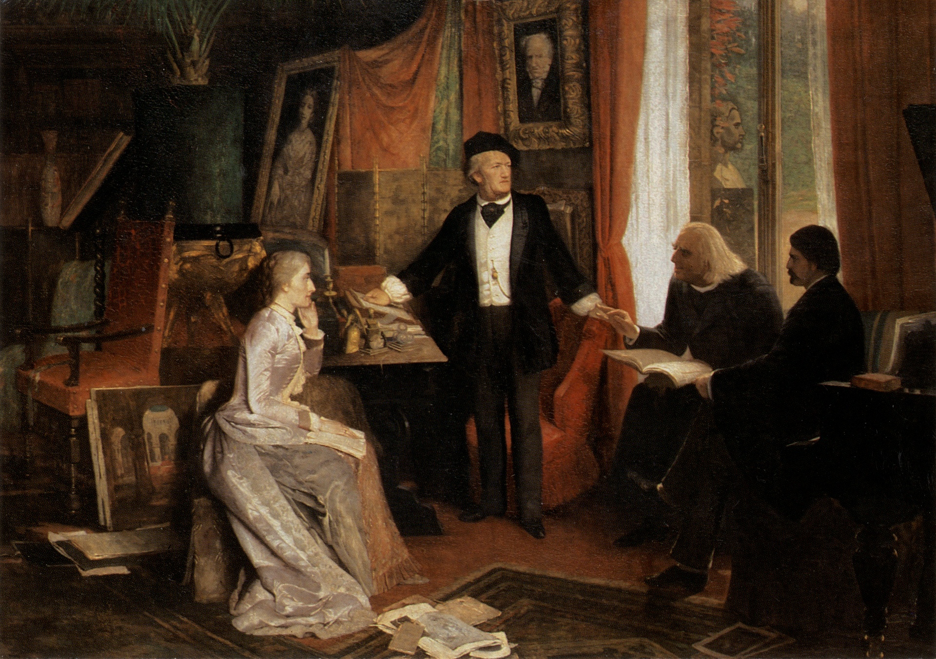 Вагнер в своём доме