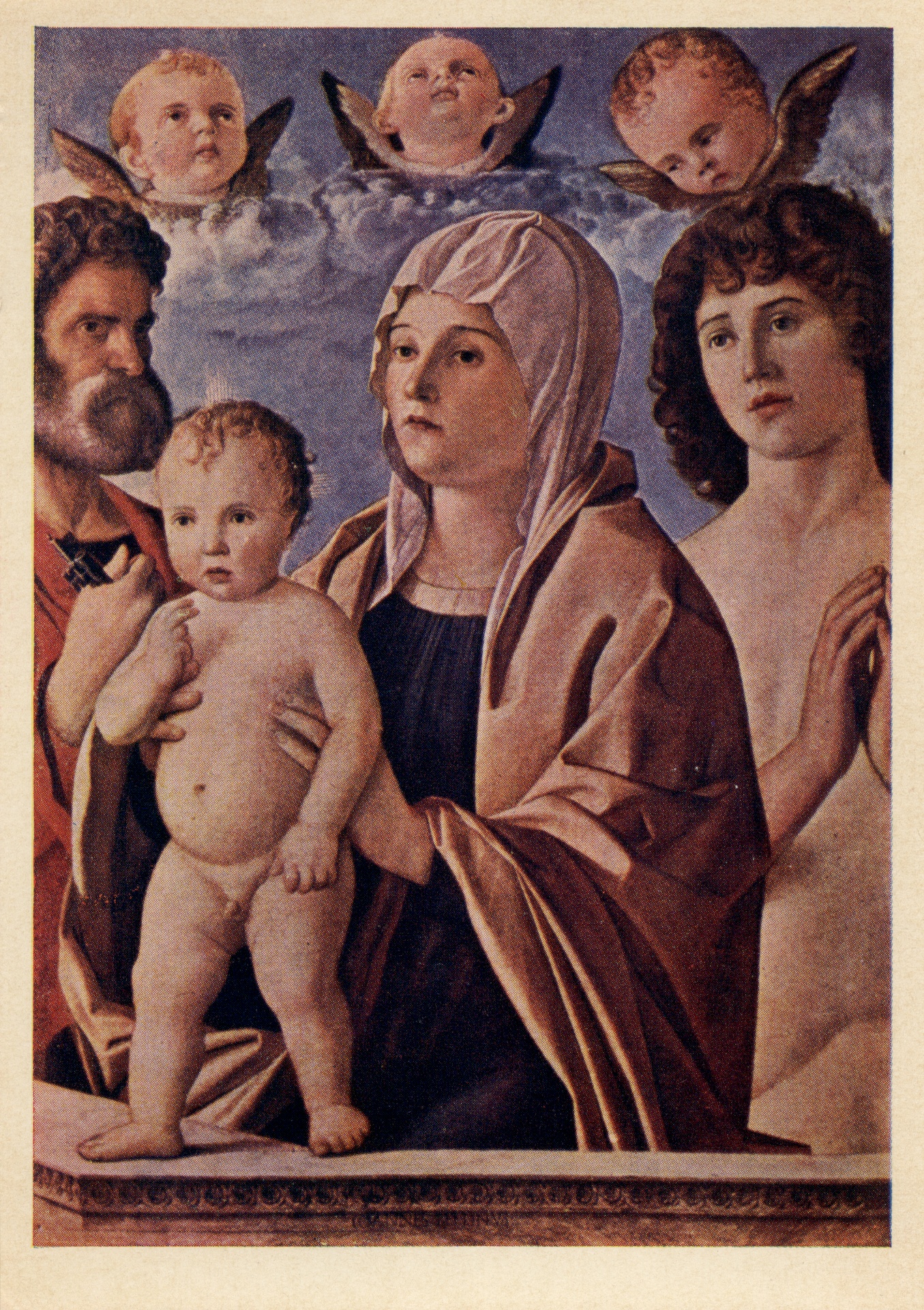 Мадонна с младенцем. Лувр