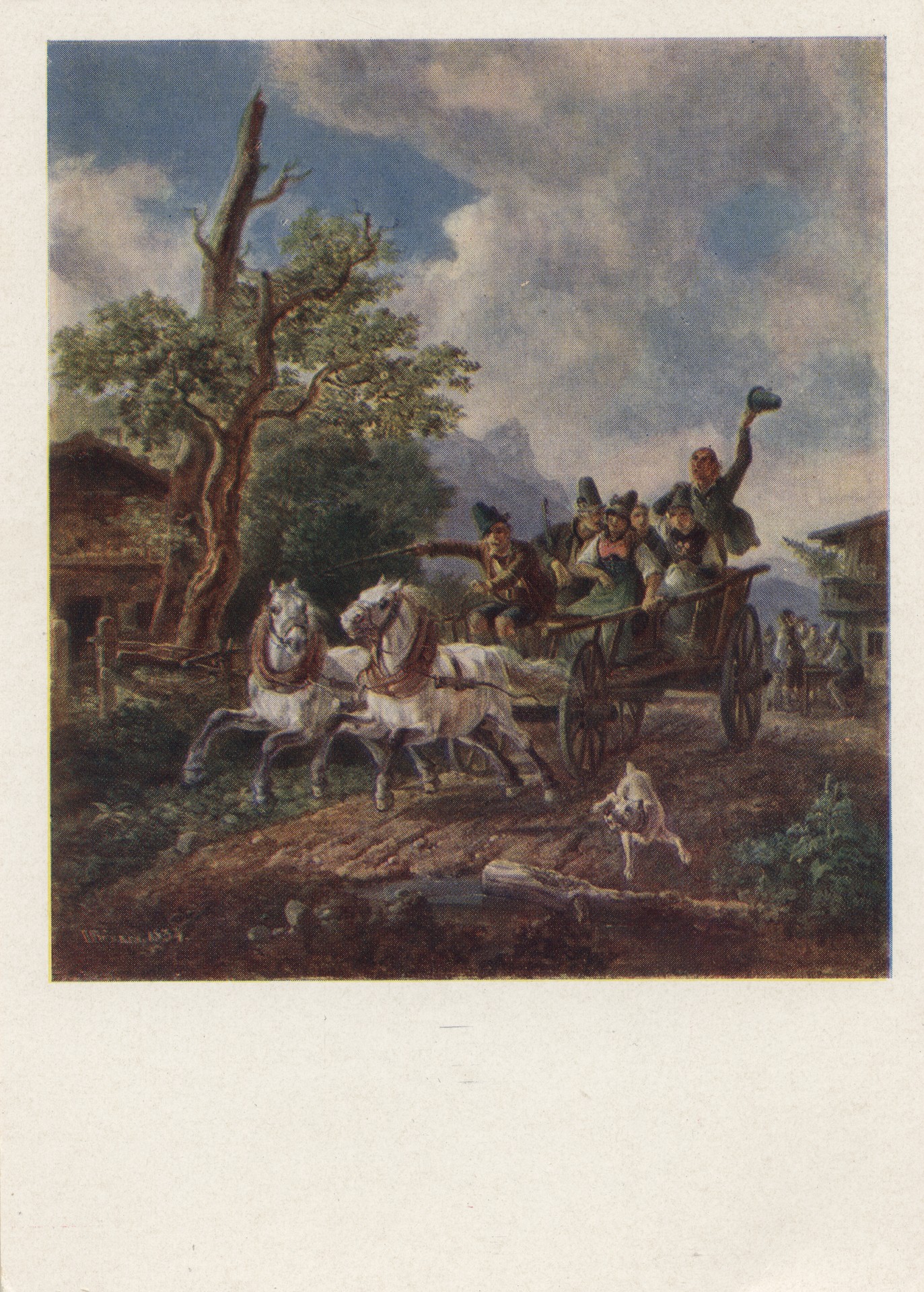 Деревенская повозка