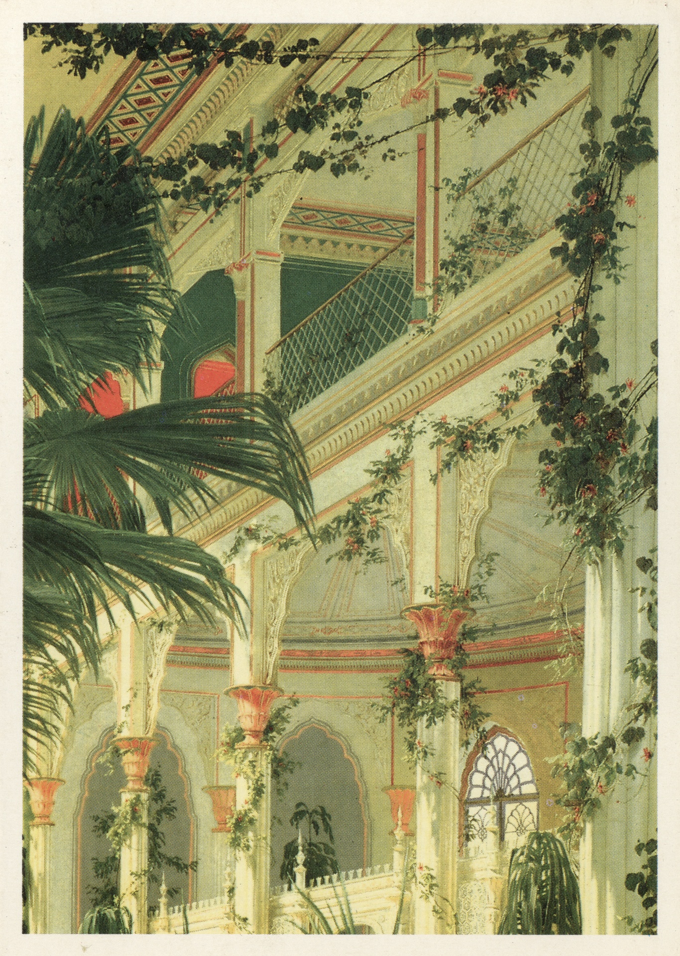 Интерьер в пальмовом дворце