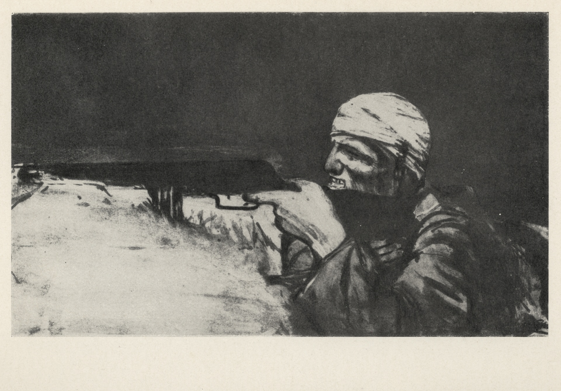 Герой. Из цикла Битва под Ленино. 1953