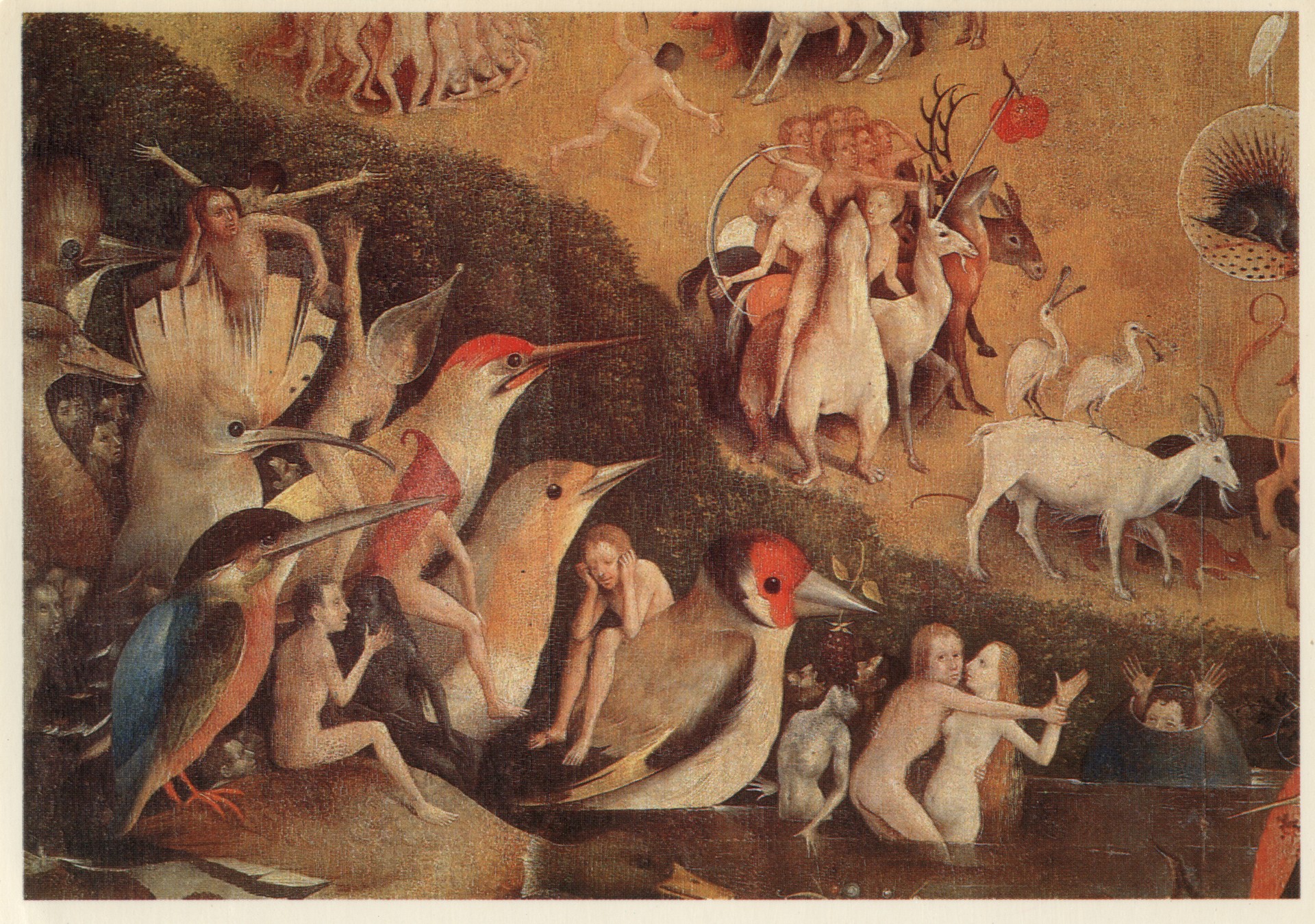 Сад земных наслаждений. Центральная часть. Фрагмент1