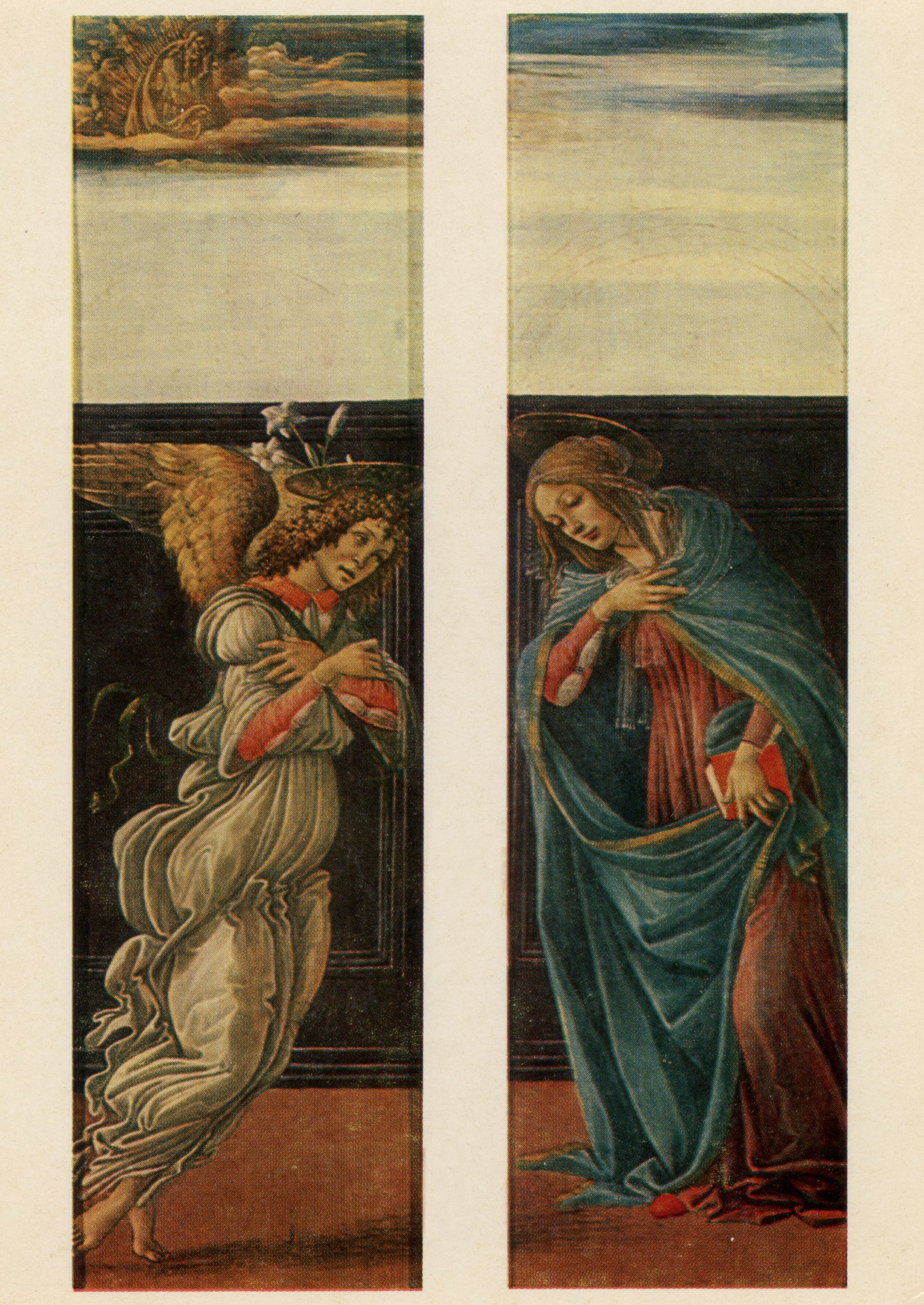 Благовещение. Части алтарного образа