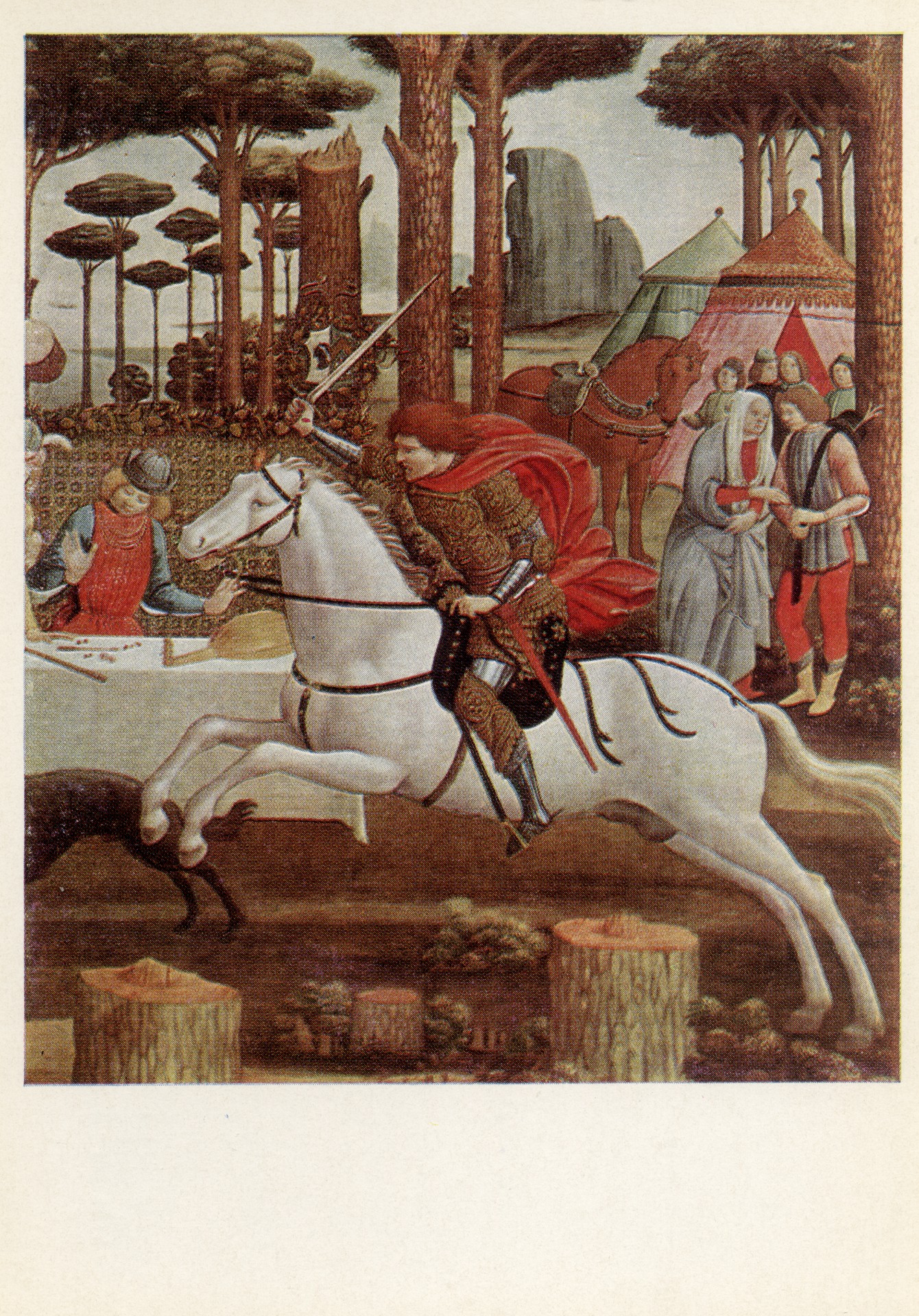 История Винченцо Анастаджи. Охота и видение. Деталь