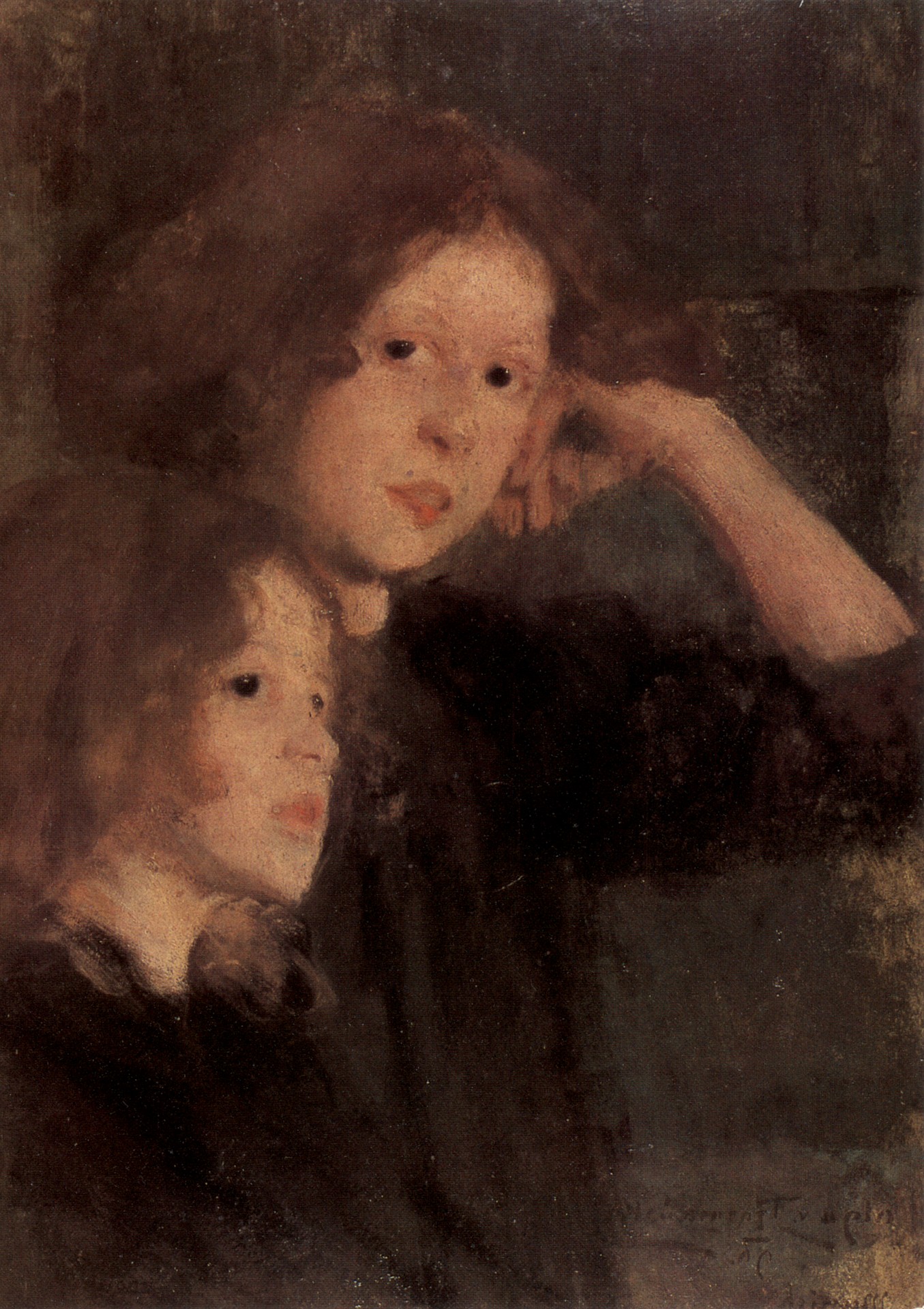 Портрет двух девочек