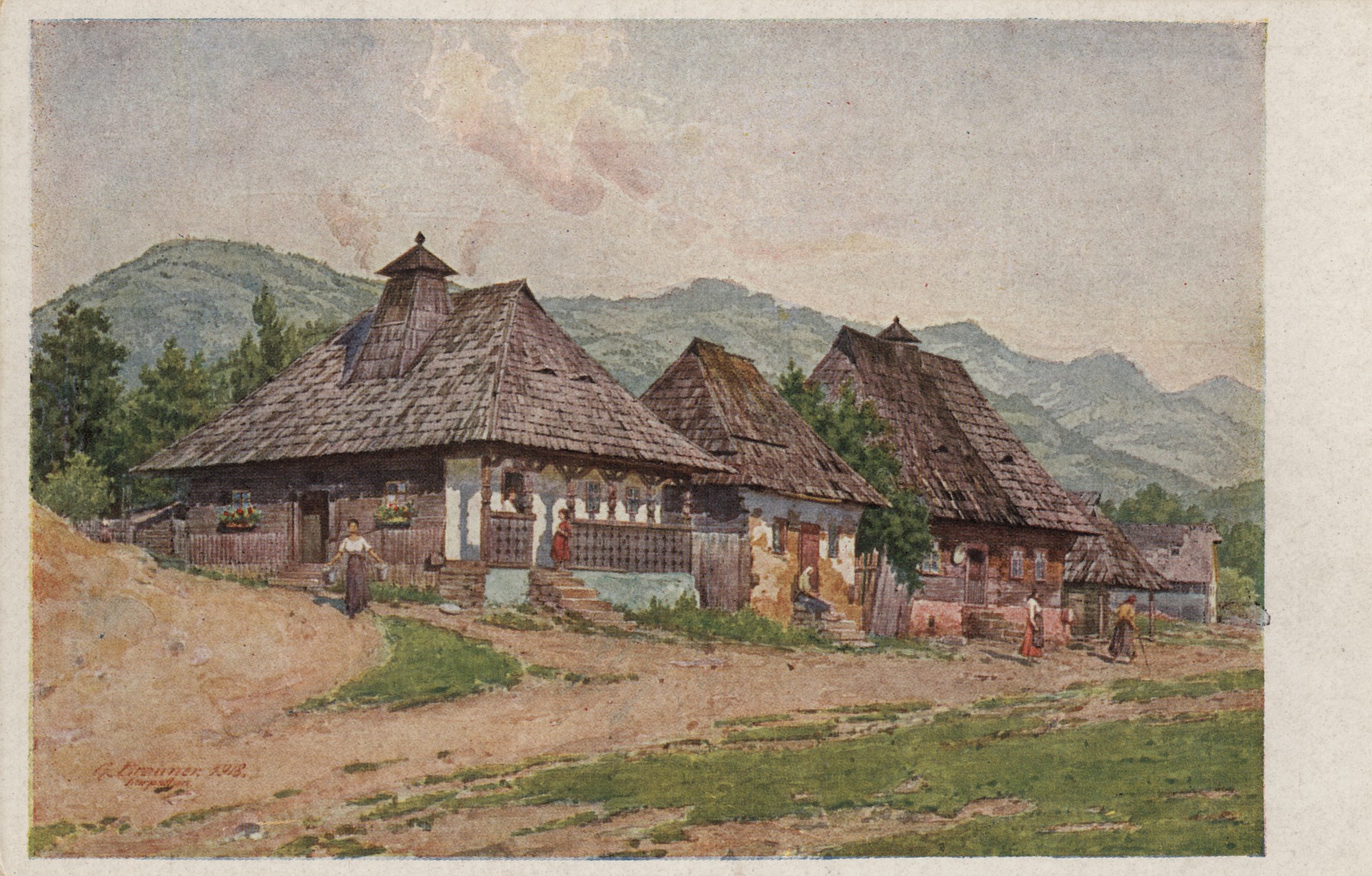 Дома в горах 1