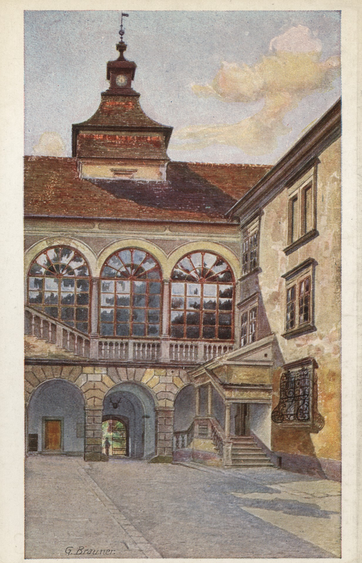 Внутренний двор замка