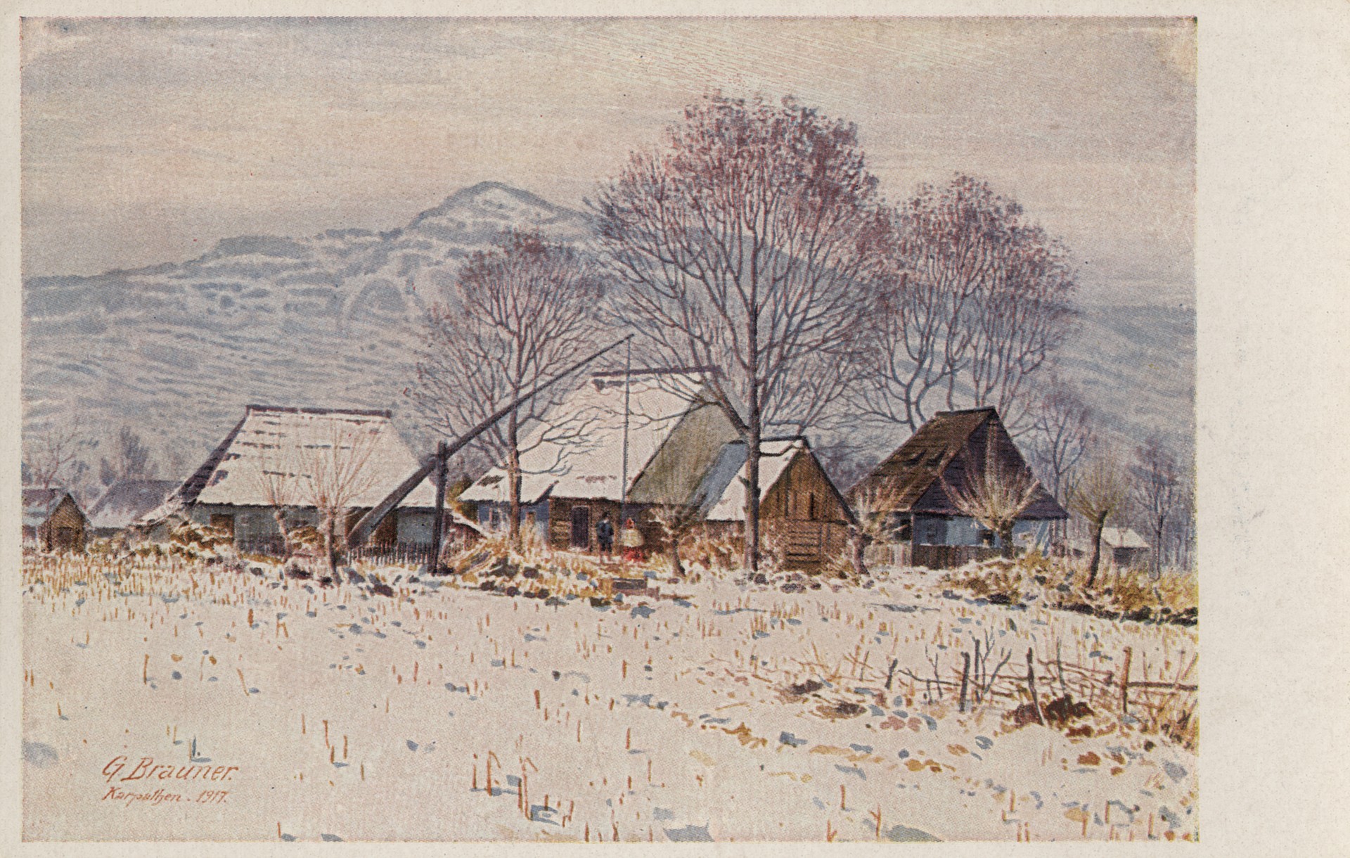 Зима в горах 1