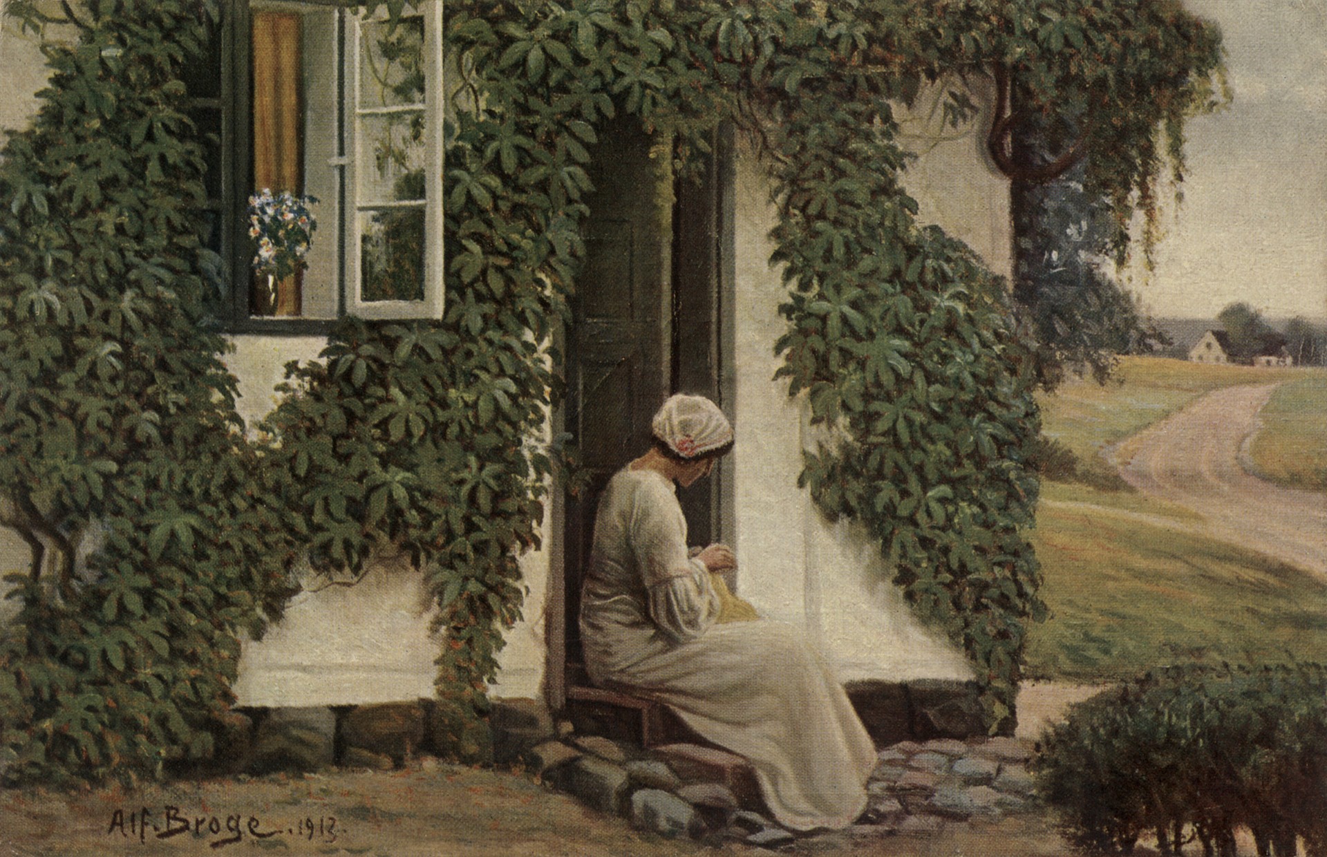 Под виноградной лозой