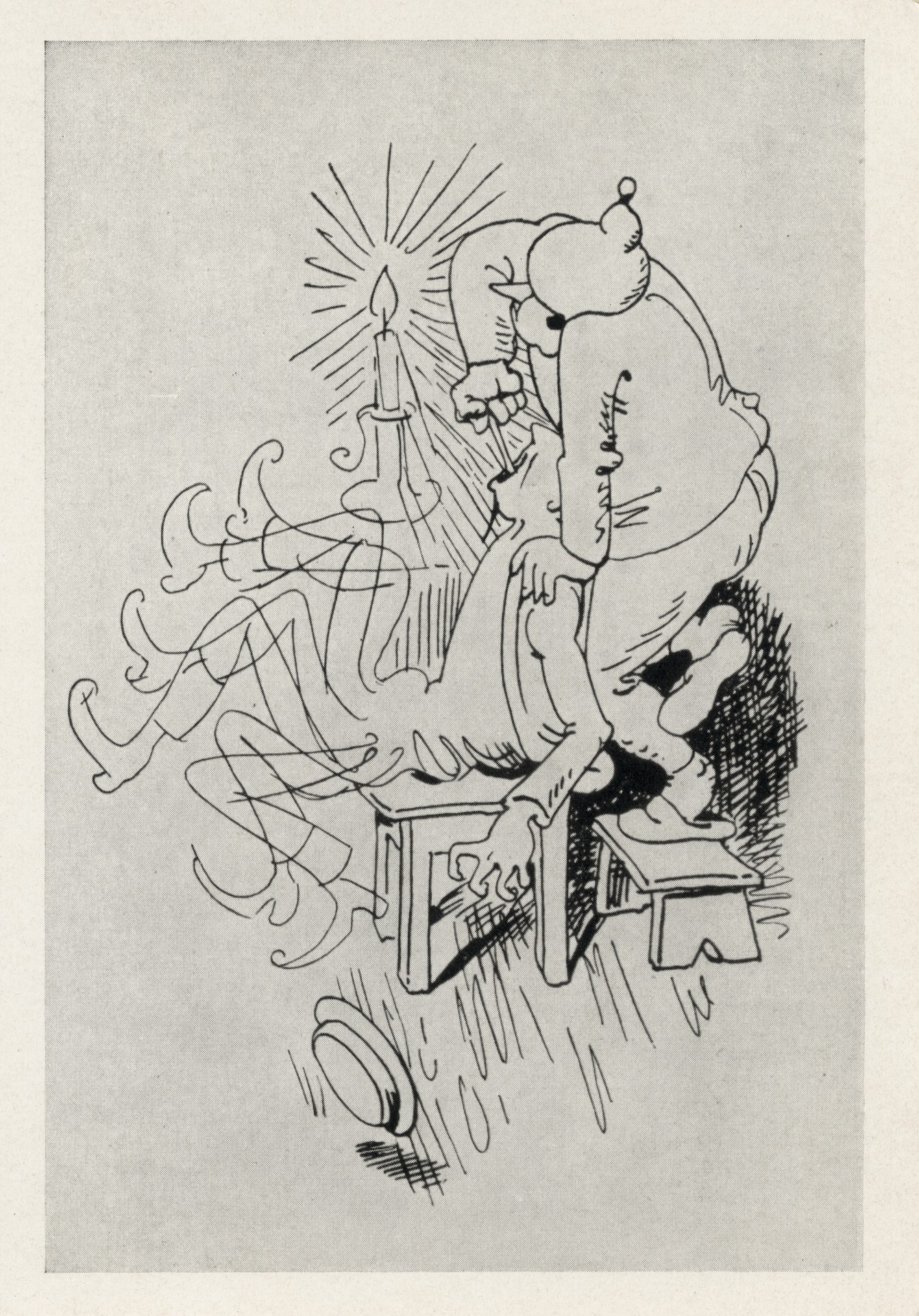 Иллюстрация к сатирической повести в стихах Бальдуин Бэлам