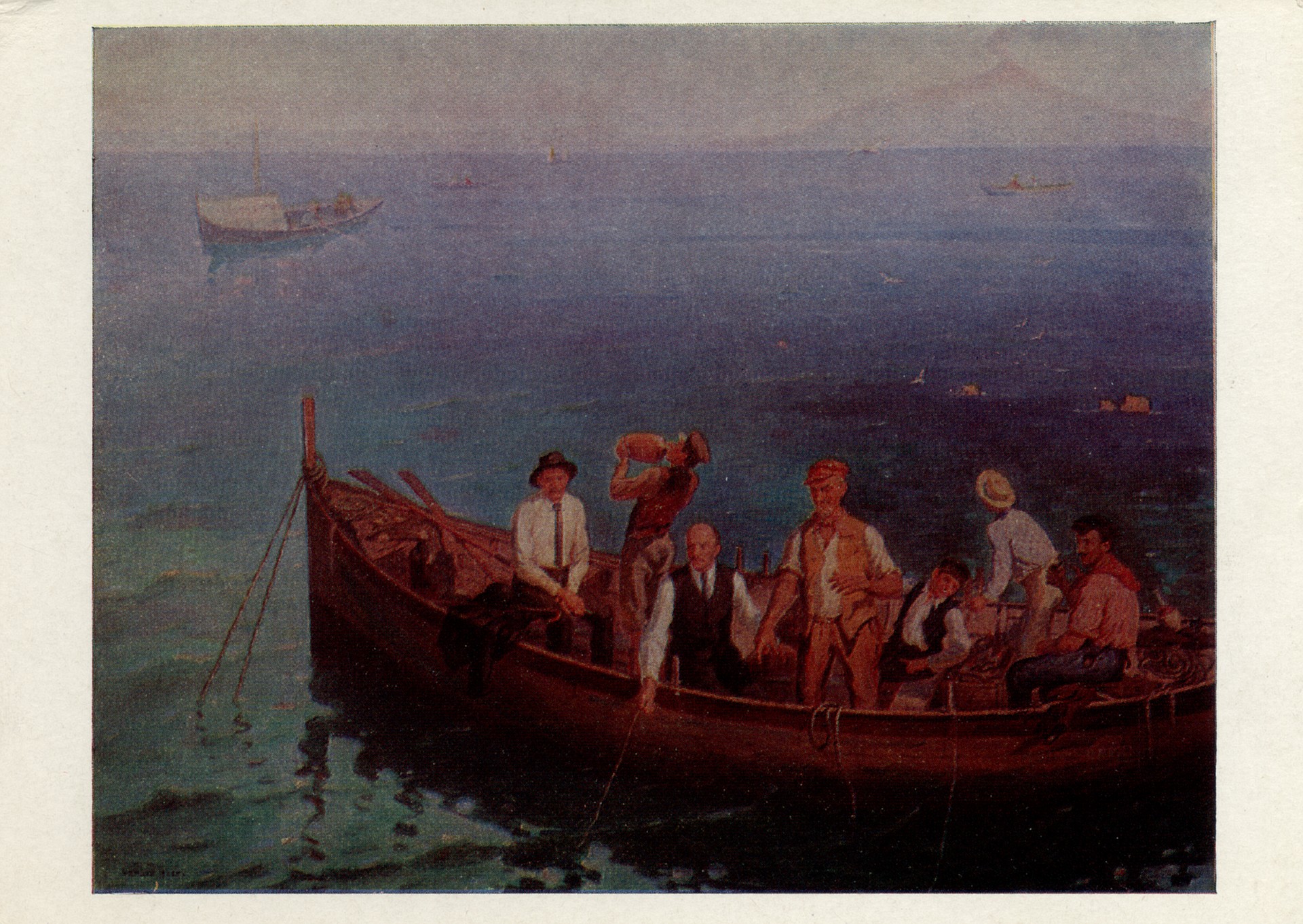 В.И Ленин и А.М Горький на о. Капри. 1932