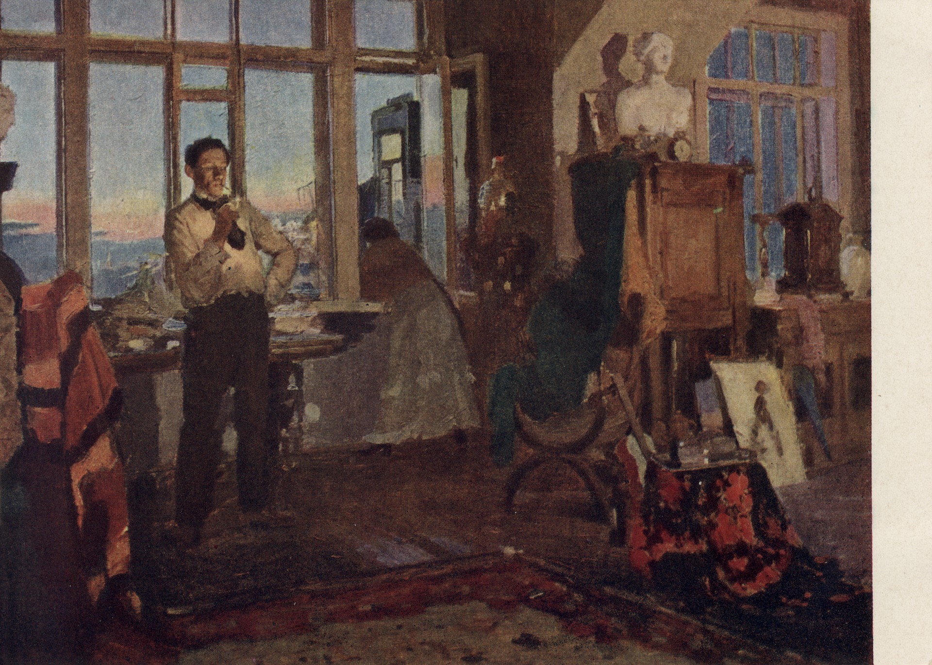 В мастерской художника