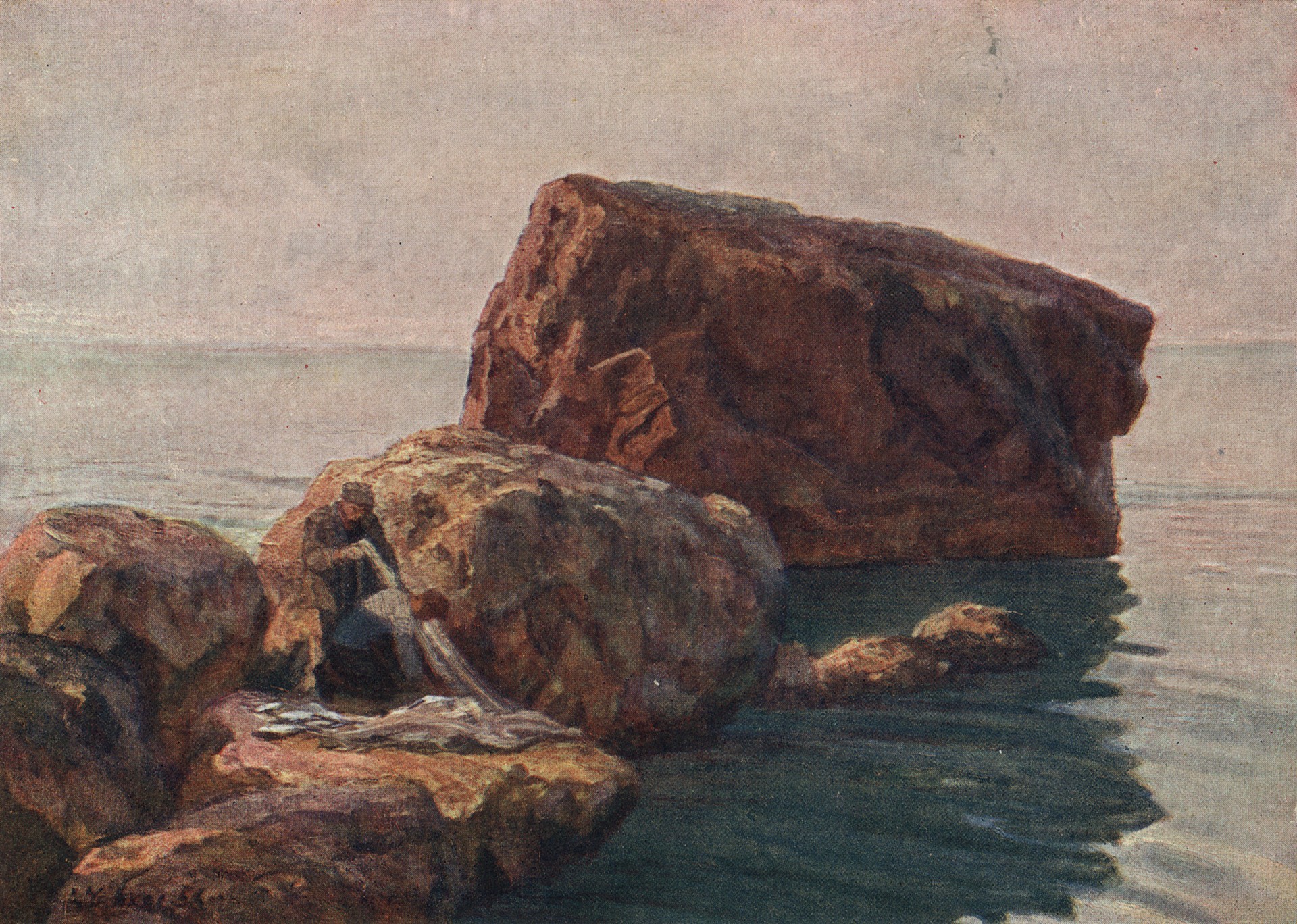 Утро в скалах