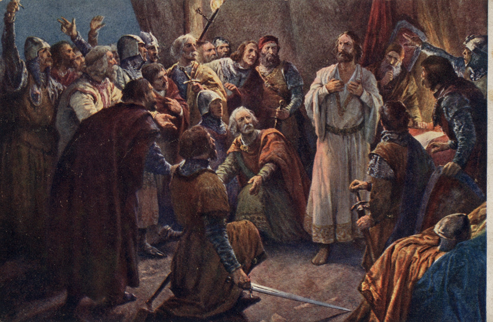 Премисл в предвечерней битве на поле Моравском