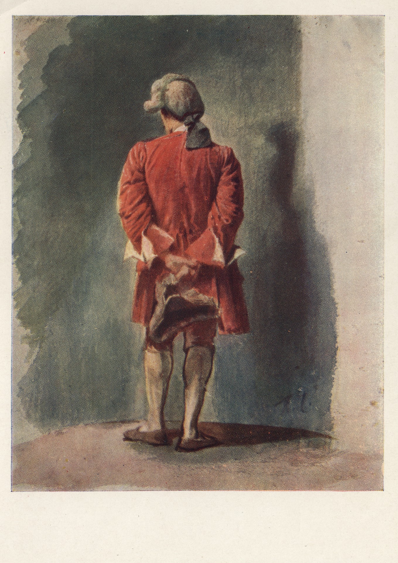 Кавалер в красном кафтане. XVIII в