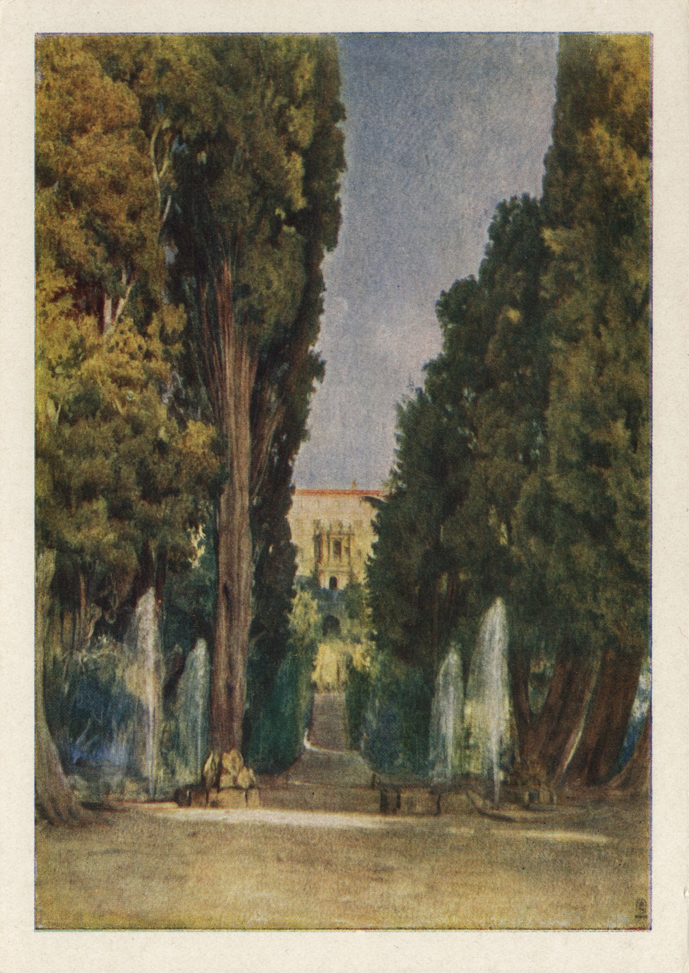 Вилла д`Эстэ в Тиволи близ Рима