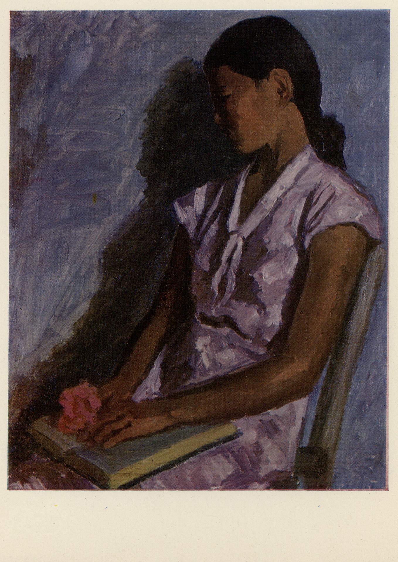 Девочка с цветком