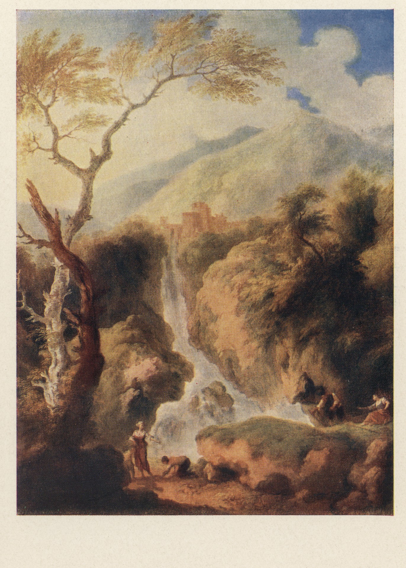 Водопад в окрестностях Рима