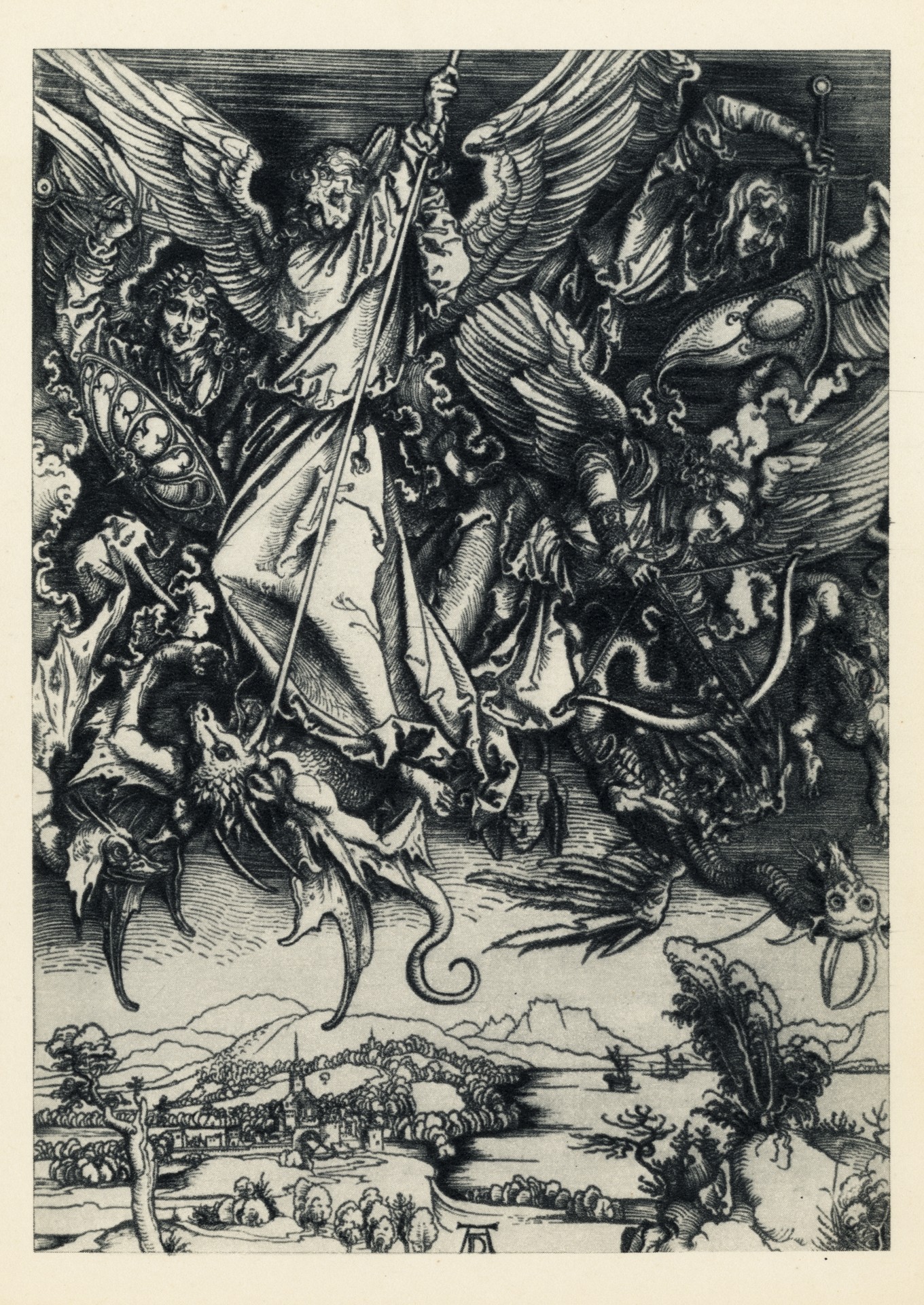 Архангел Михаил поражает дракона