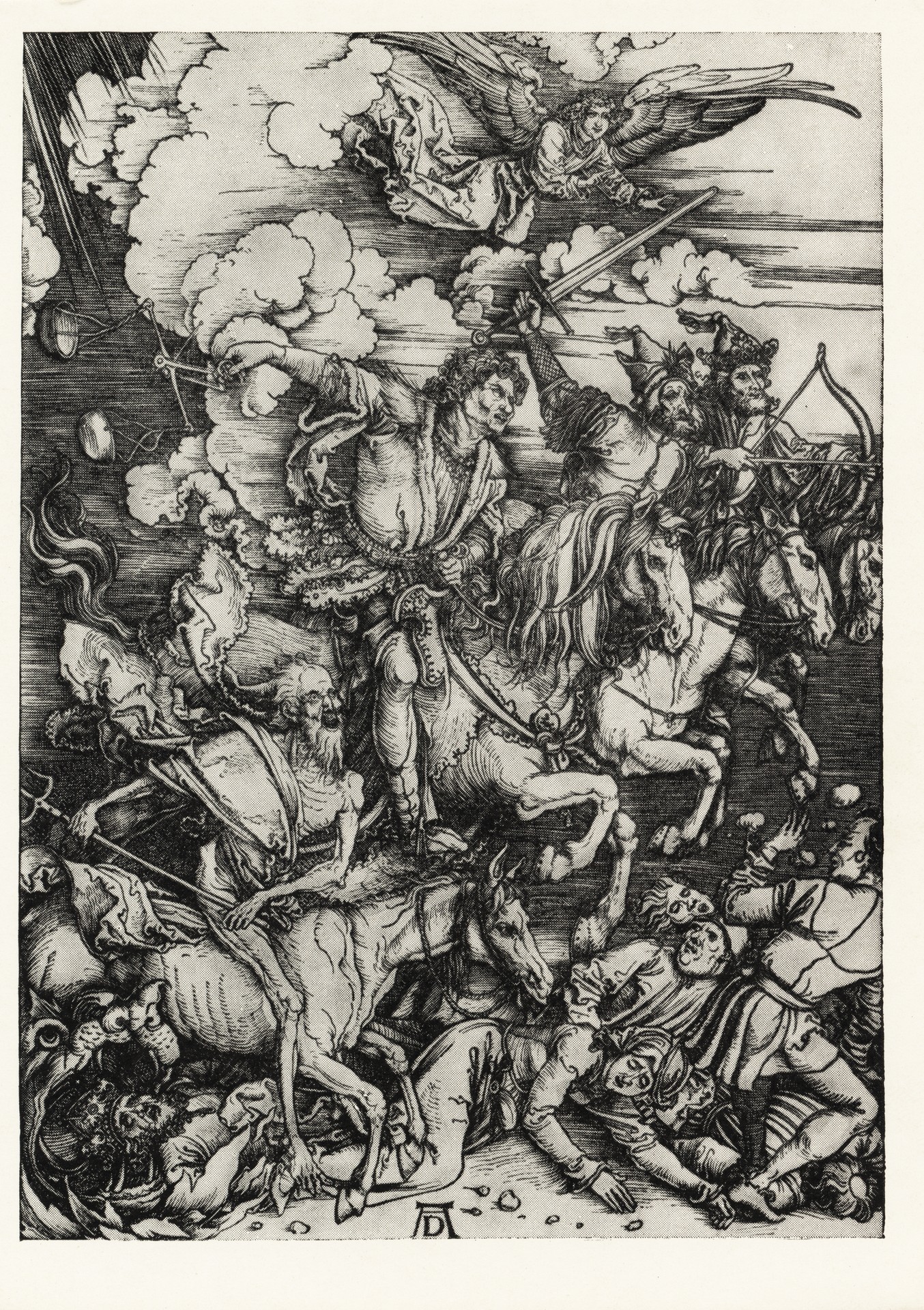 Четыре всадника. Иллюстрация к Апокалипсису