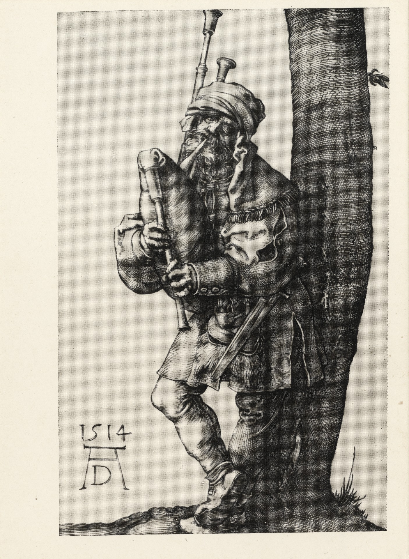 Крестьянин с волынкой