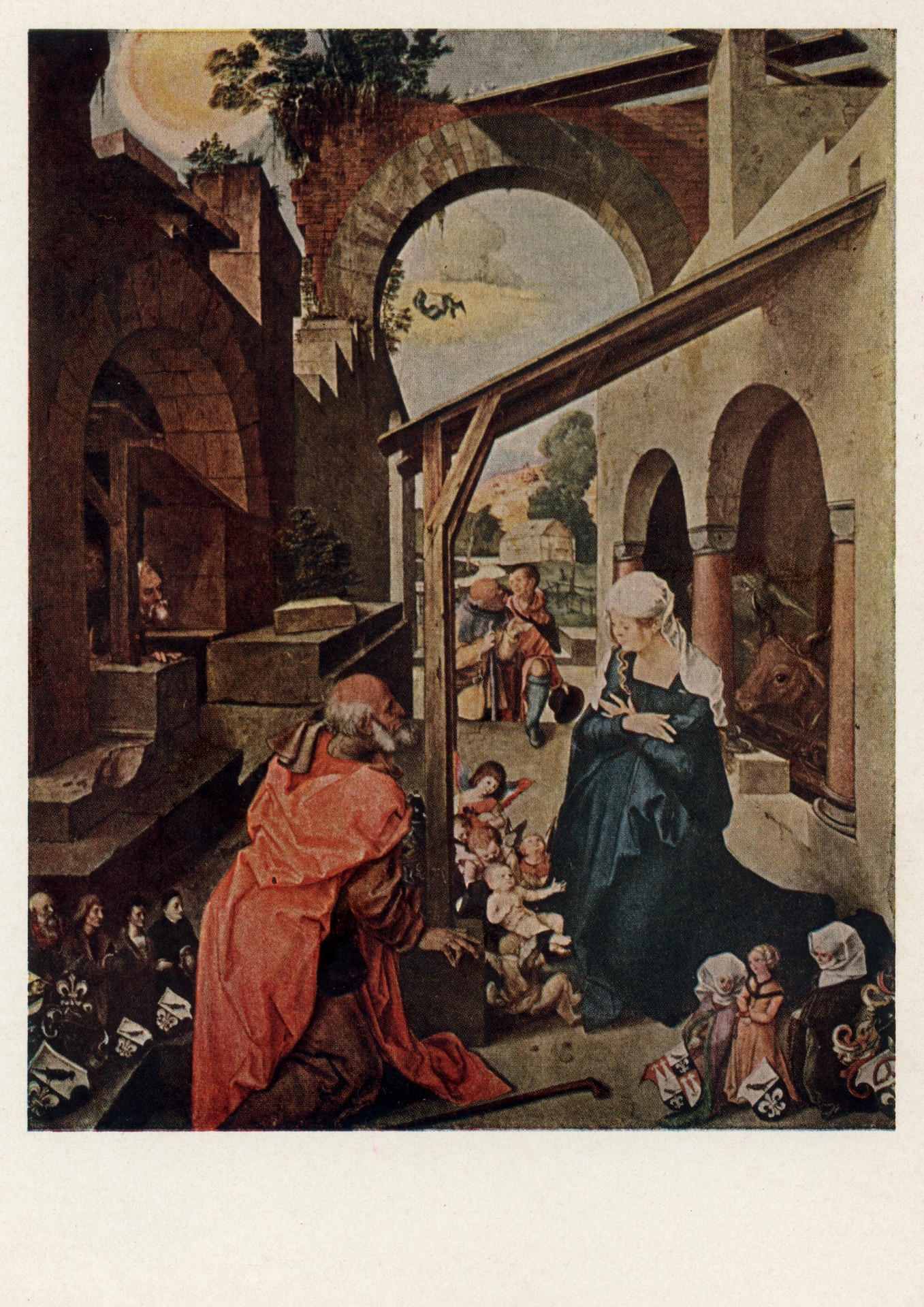 Рождение Христа. Центральная часть