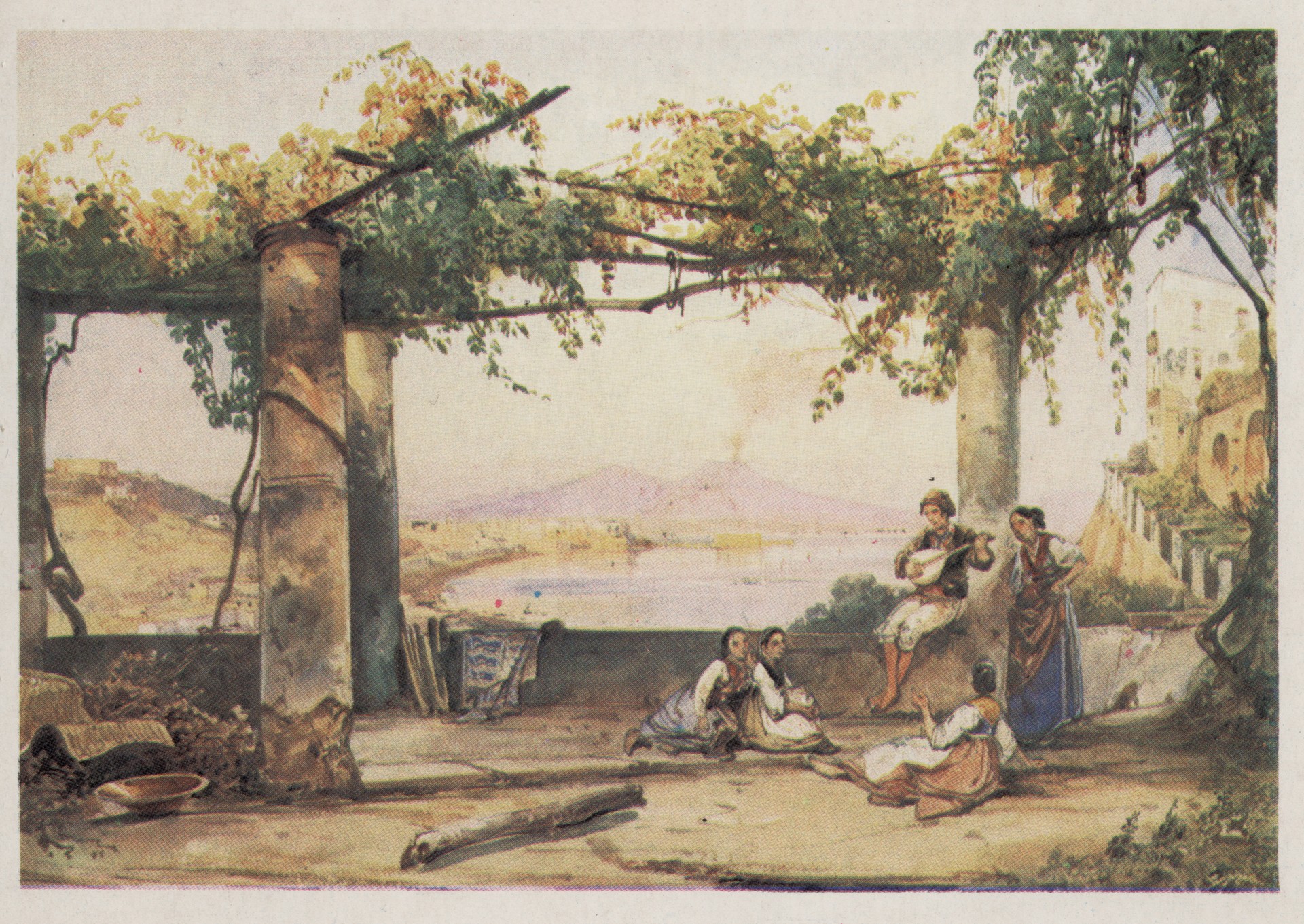 Вид Неаполя со стороны могилы Вергилия