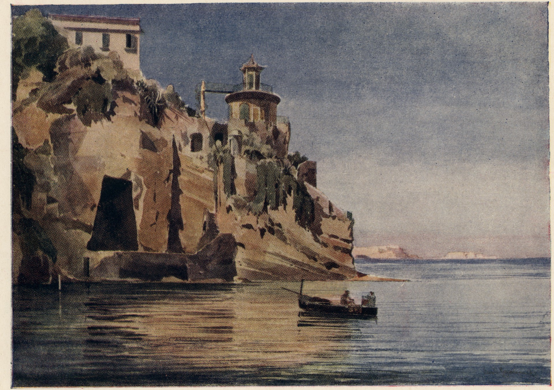 Скалистый берег моря