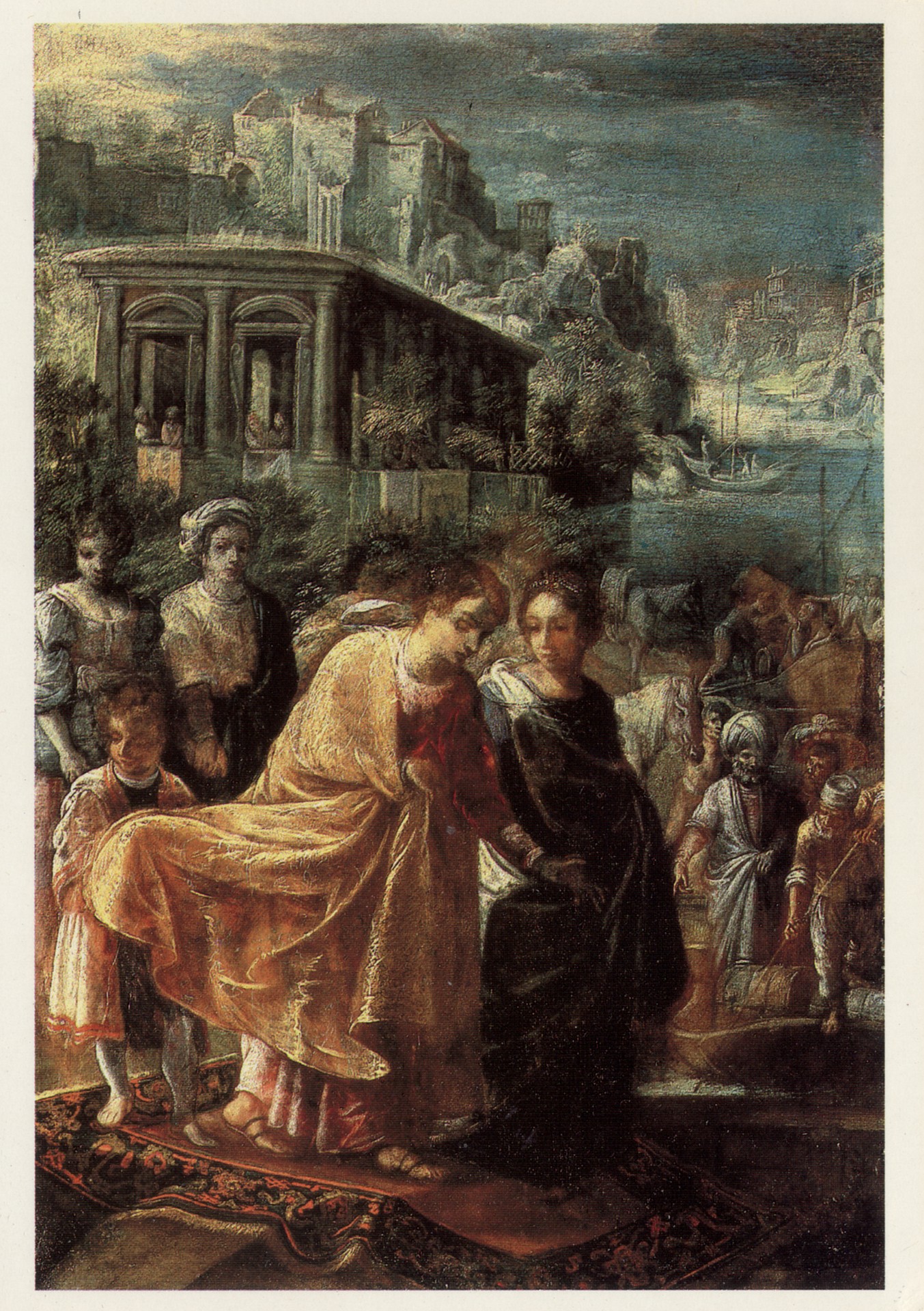 Алтарь в костеле. Левая часть